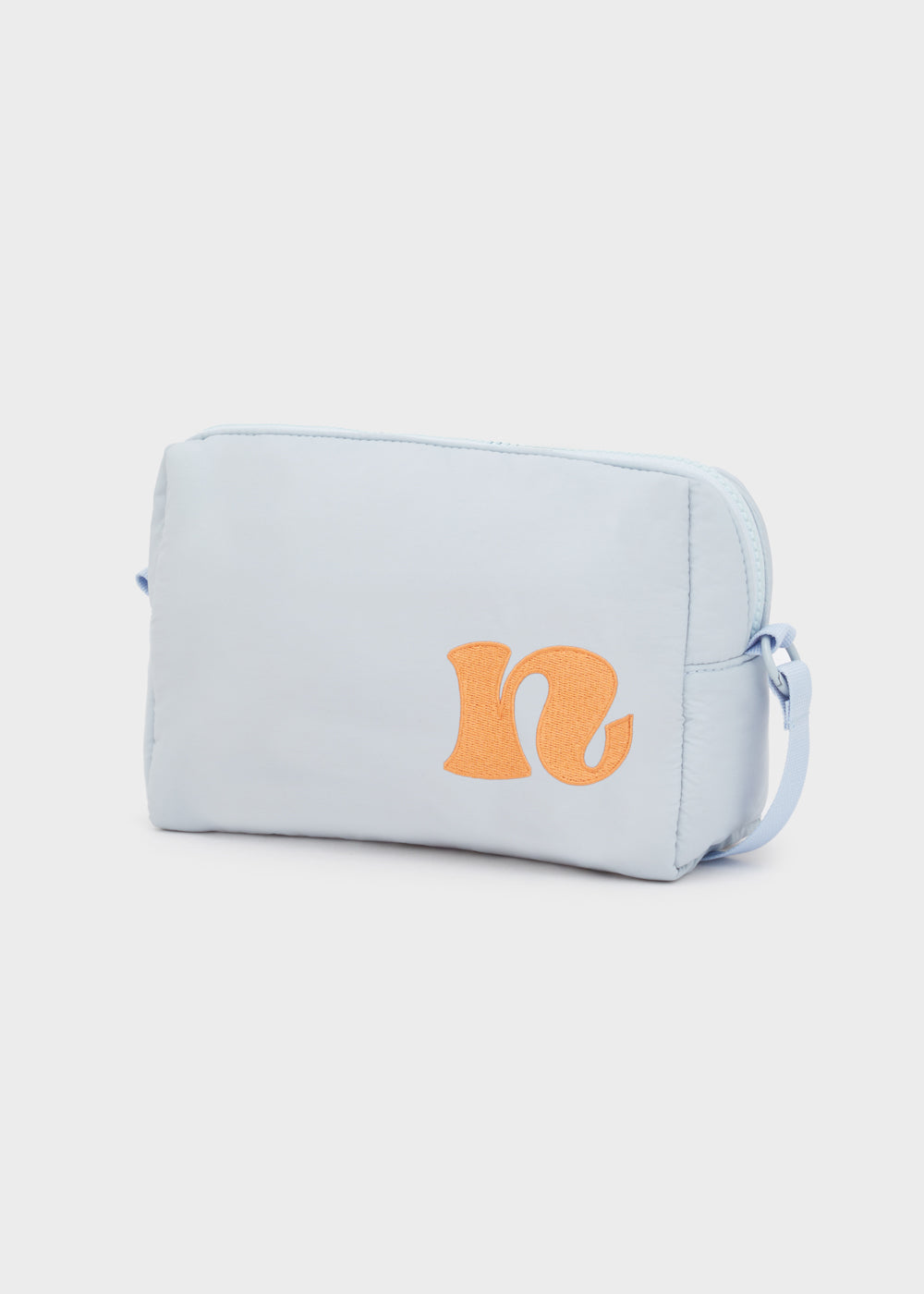 Pochette imbottita lettera n — Azzurro, foto 2