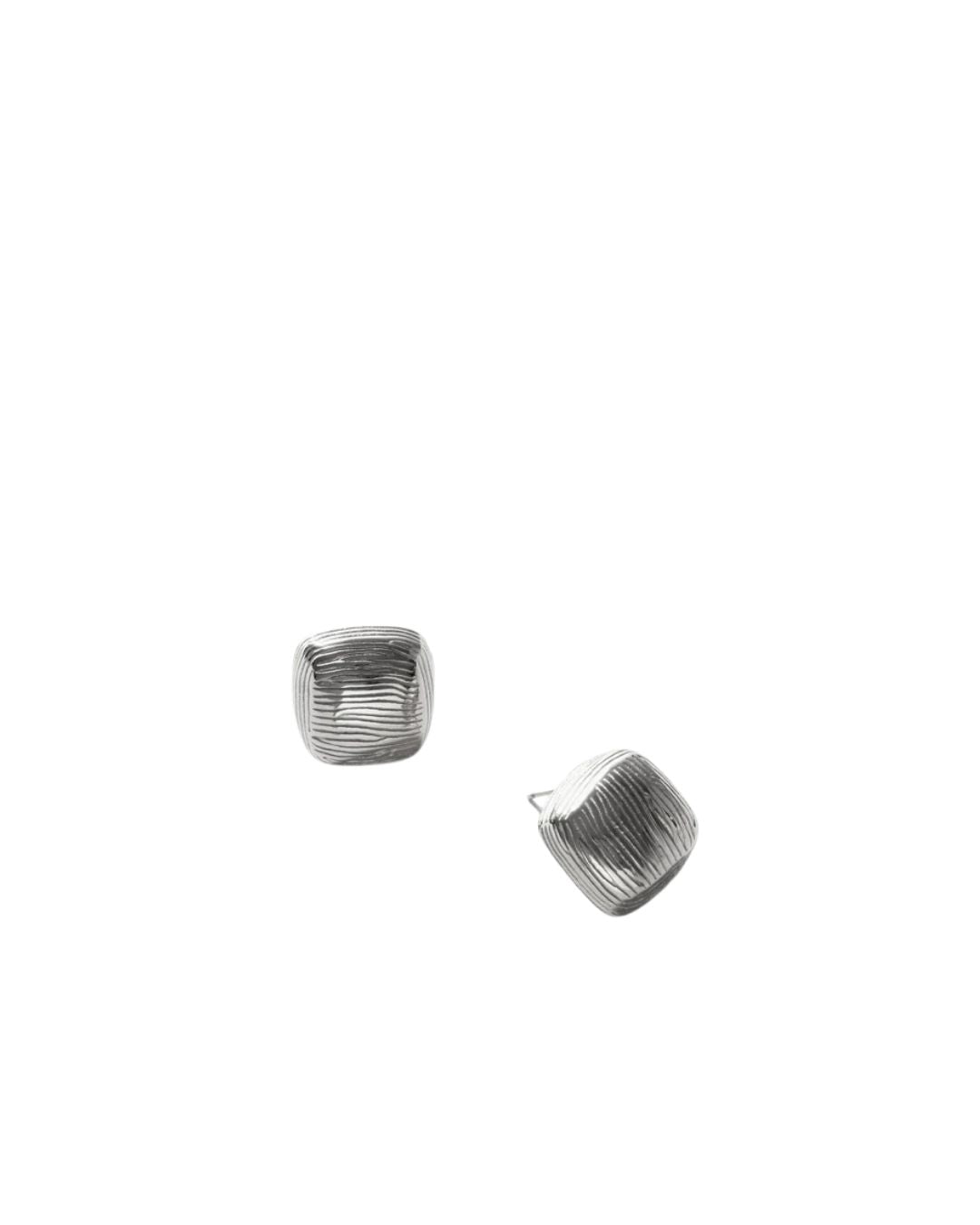Orecchini quadrati — Argento