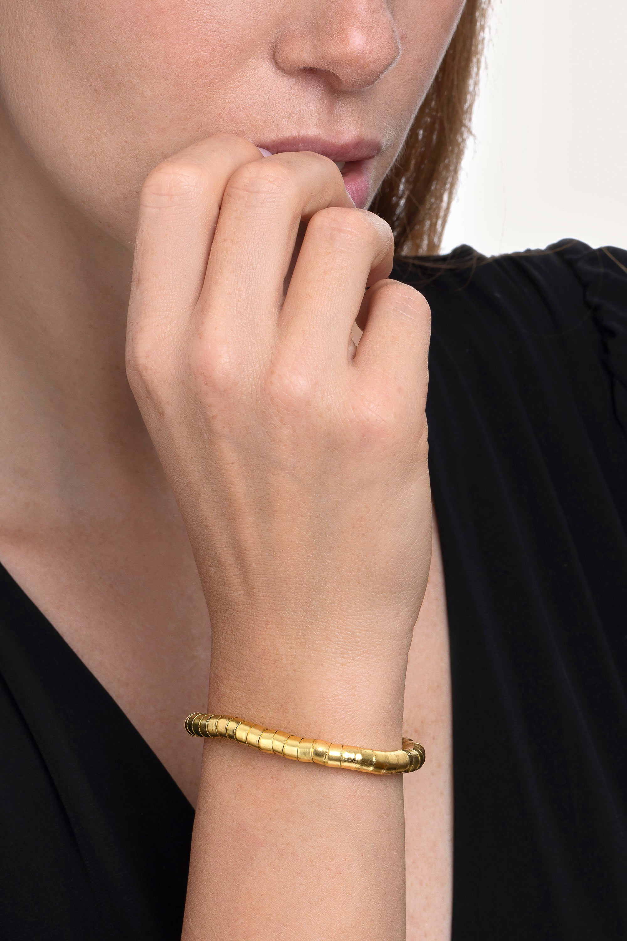 Bracciale serpente vintage — Oro, foto 2