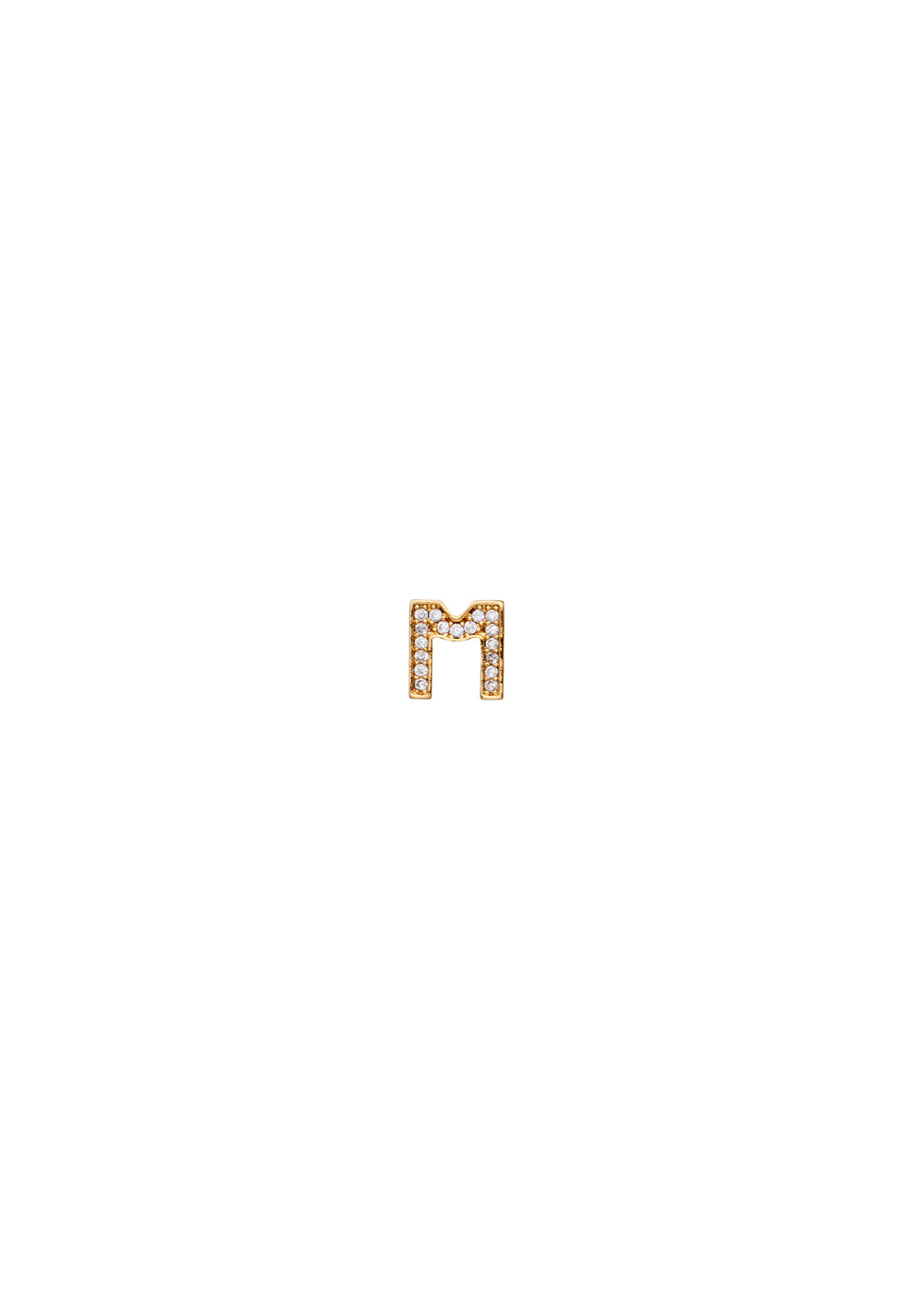 Charm lettera m — Oro