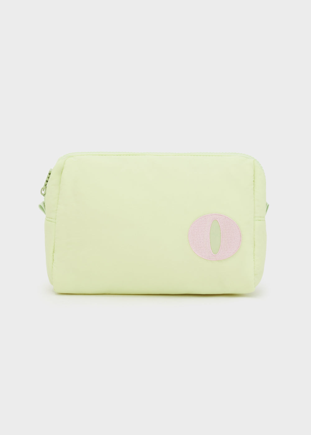 Pochette imbottita lettera o — Verde