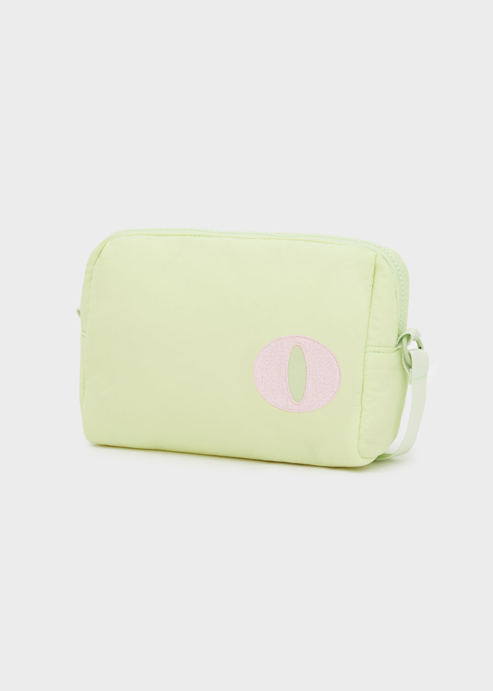 Pochette imbottita lettera o — Verde, foto 2