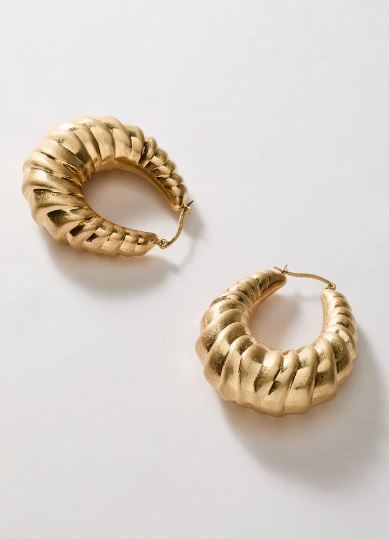 Orecchino cerchio grande — Oro, foto 2