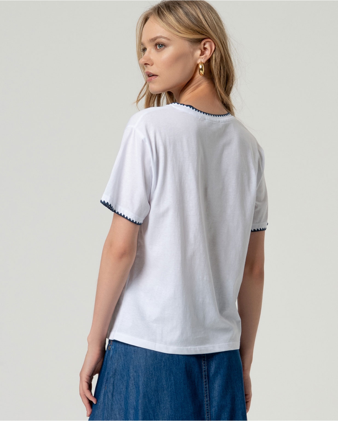 T shirt — Bianco, foto 3