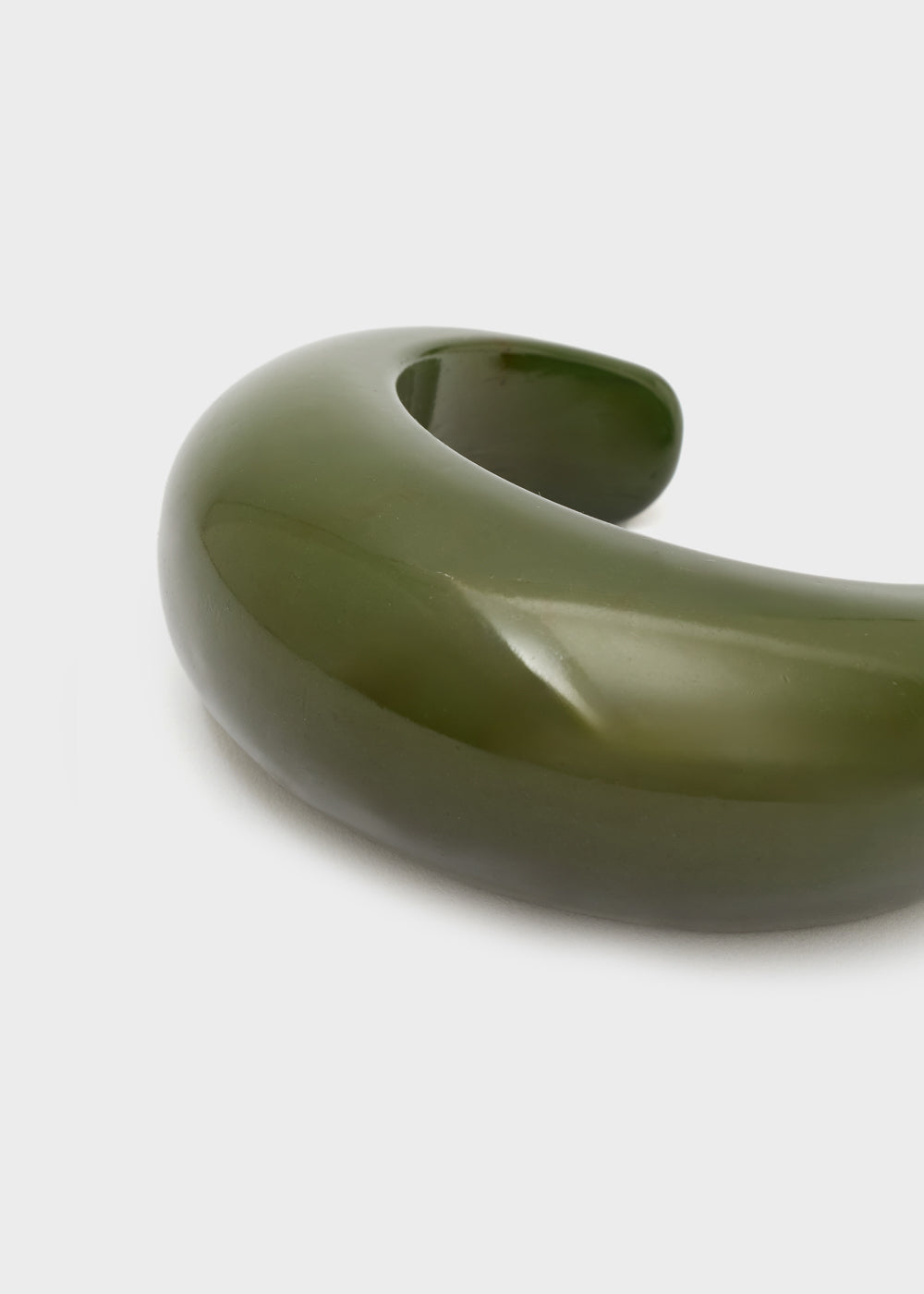 Bracciale bombato resina — Verde, foto 2