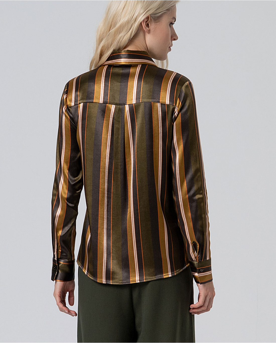 Camicia fiocco — Verde, foto 3
