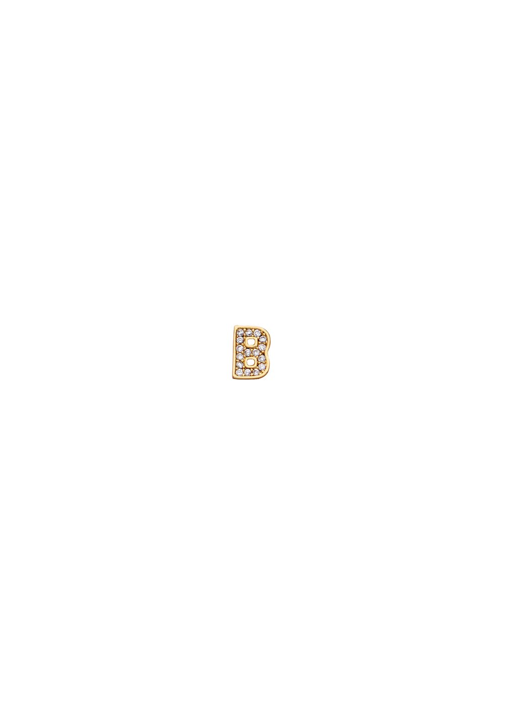 Charm lettera b — Oro
