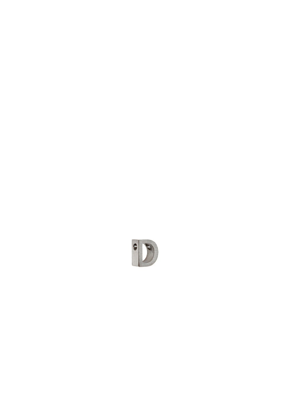 Charm lettera d — Argento