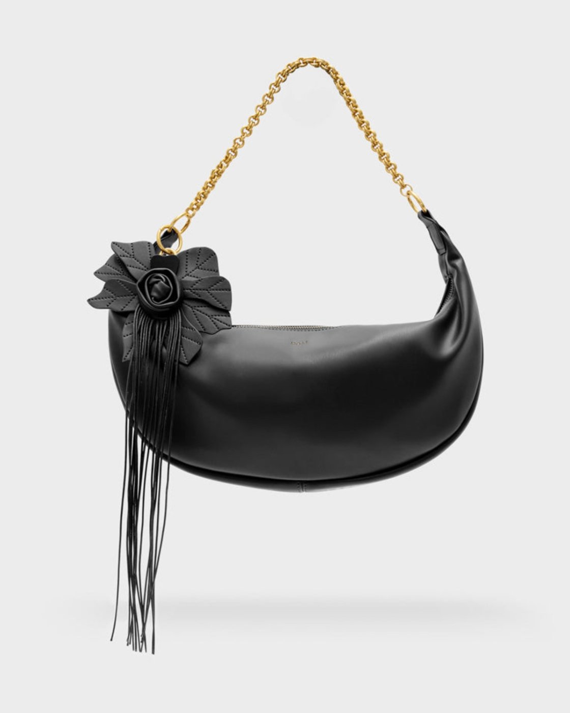 Borsa fiore — Nero