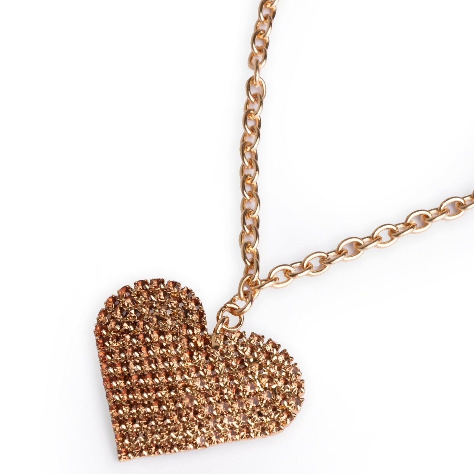 Collana cuore strass — Ambra, foto 2
