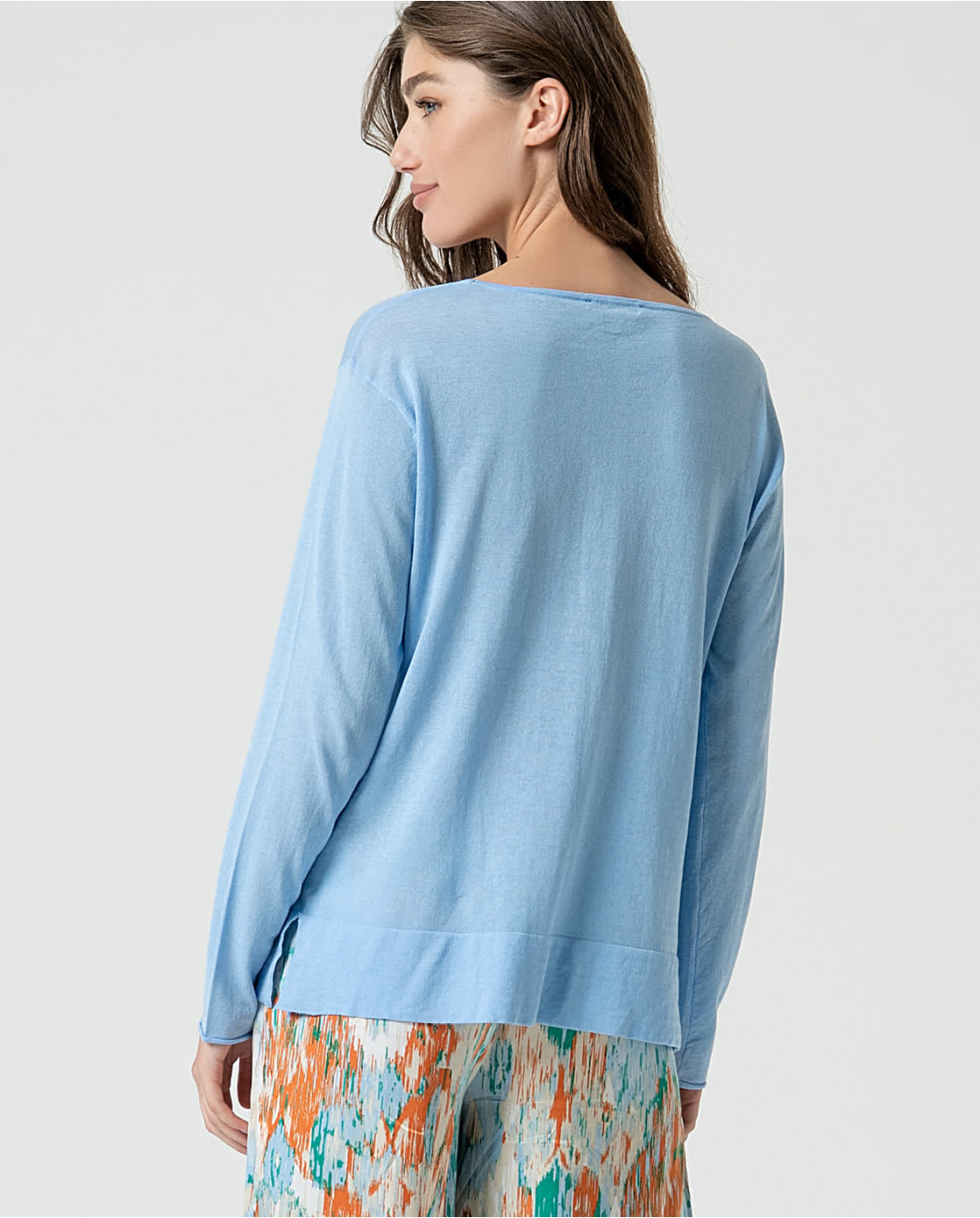 Maglia scollo v — Arancio, foto 3