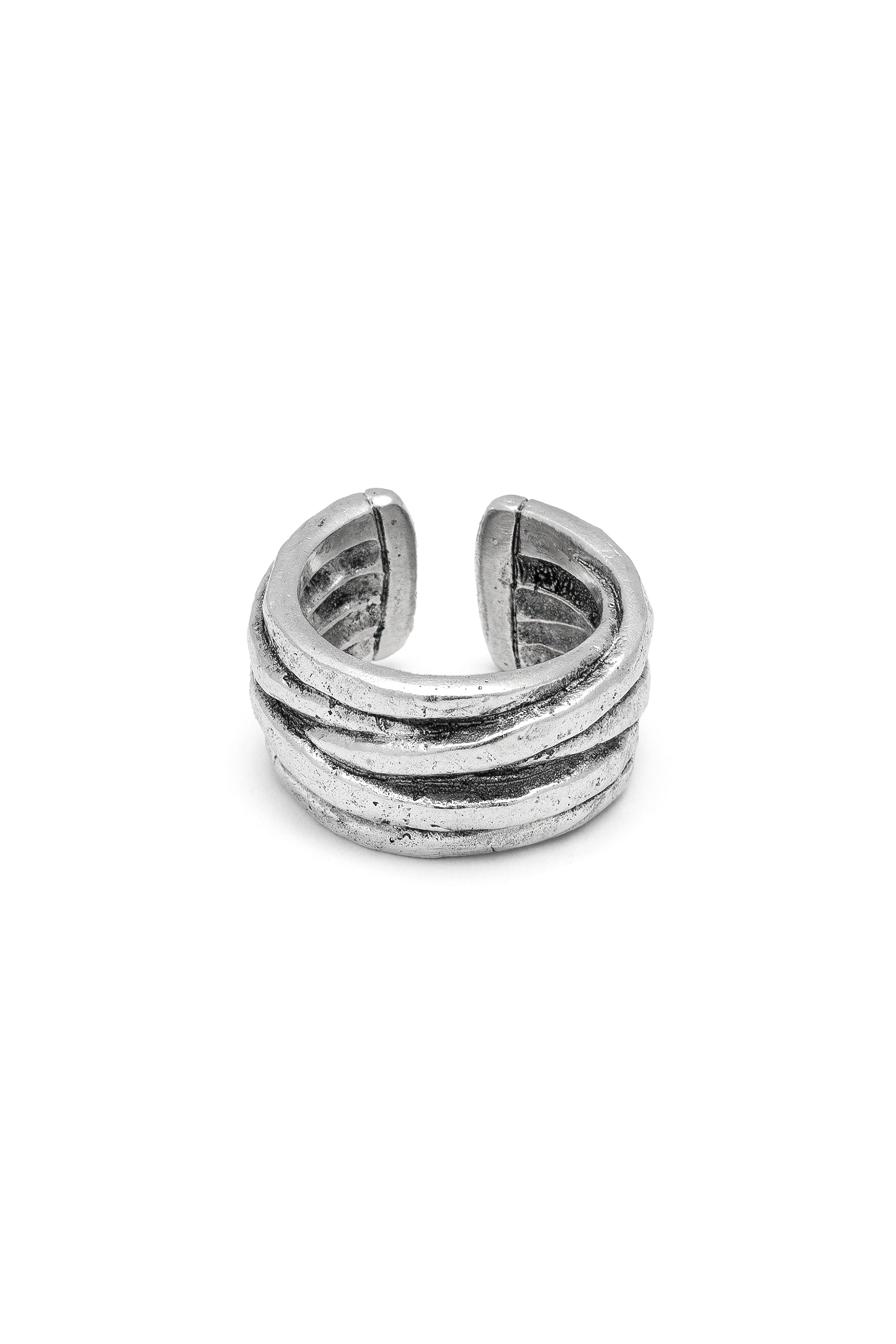 Anello a fascia intreccio