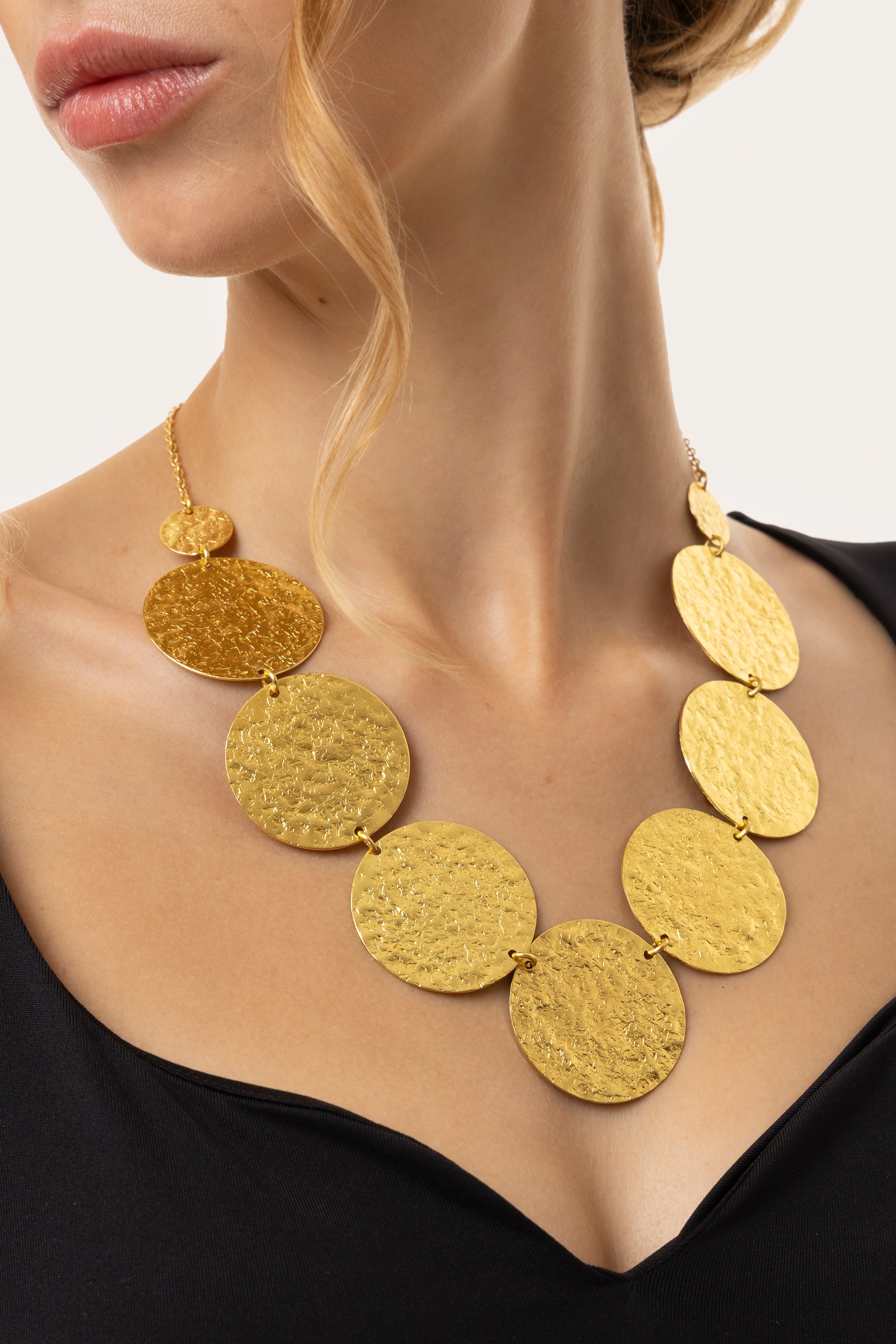 Collana cerchi — Oro, foto 4