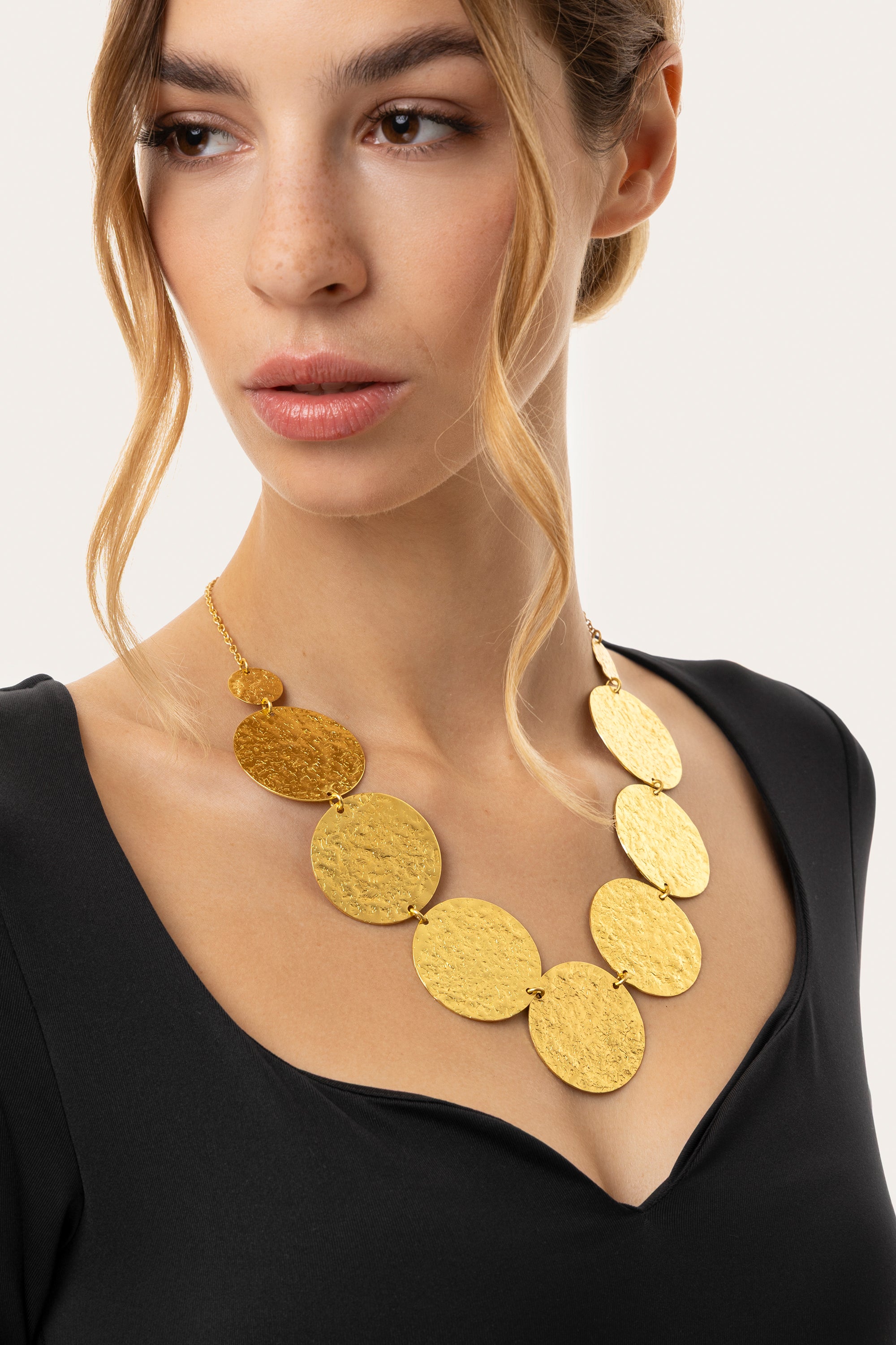 Collana cerchi — Oro, foto 3
