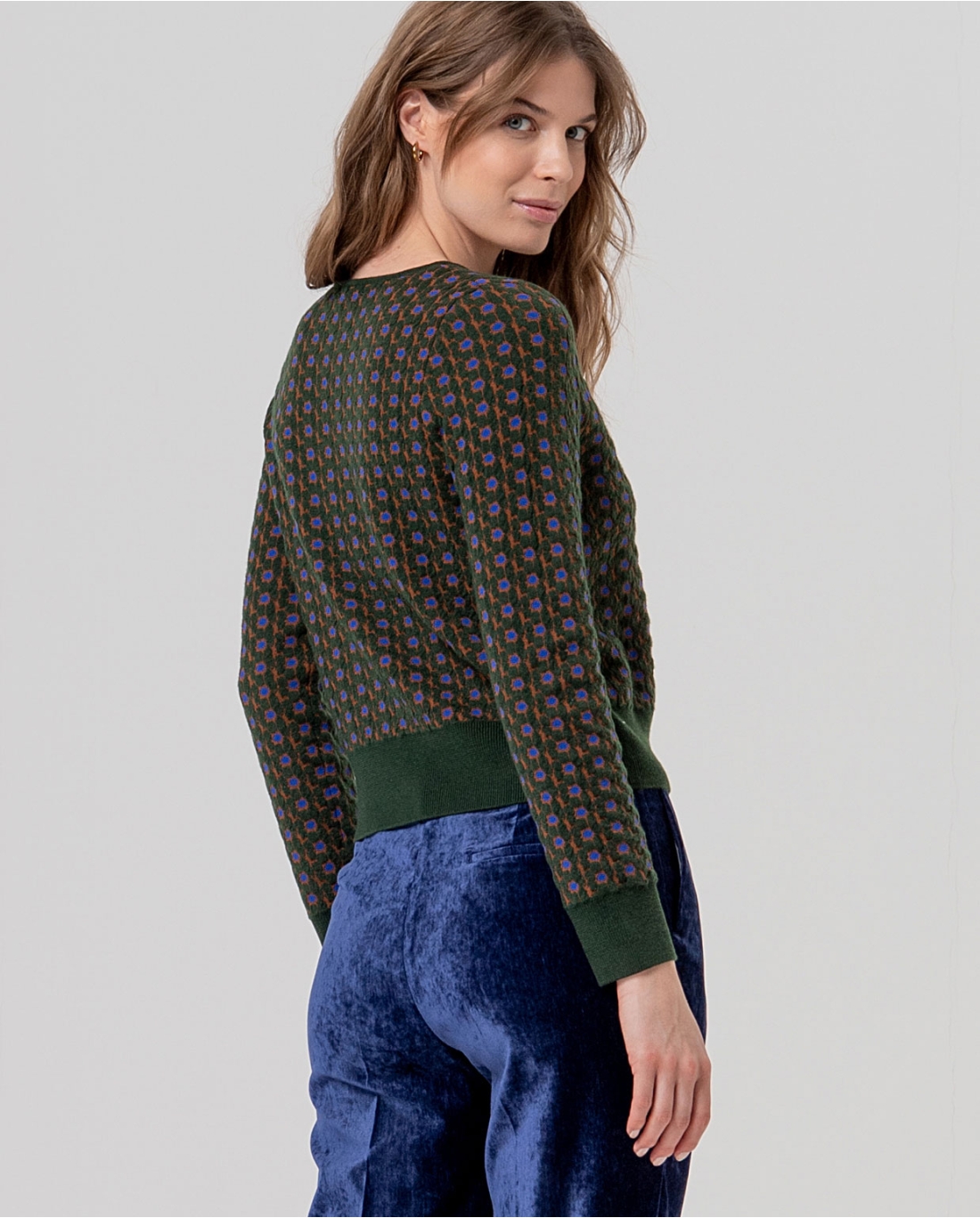 Maglia a v — Verde, foto 7