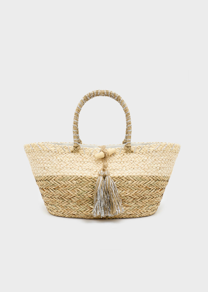 Borsa paglia — Beige