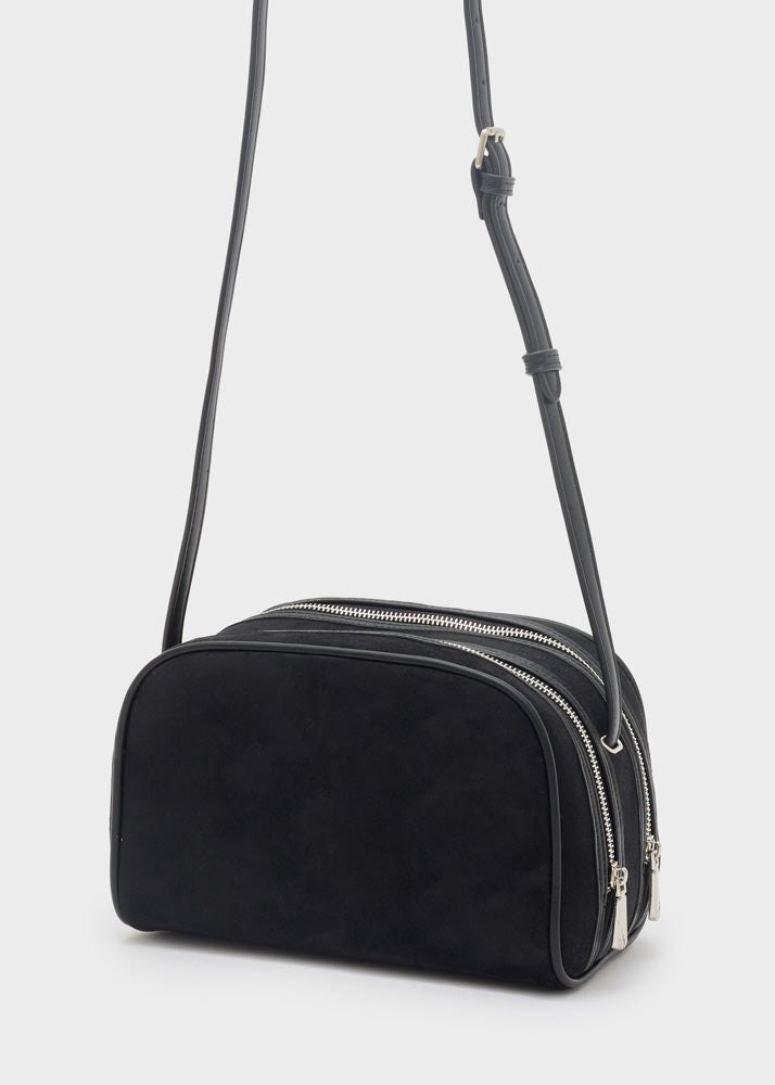 Borsa taco zip — Nero, foto 2