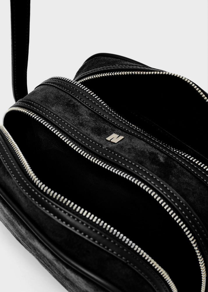 Borsa taco zip — Nero, foto 3