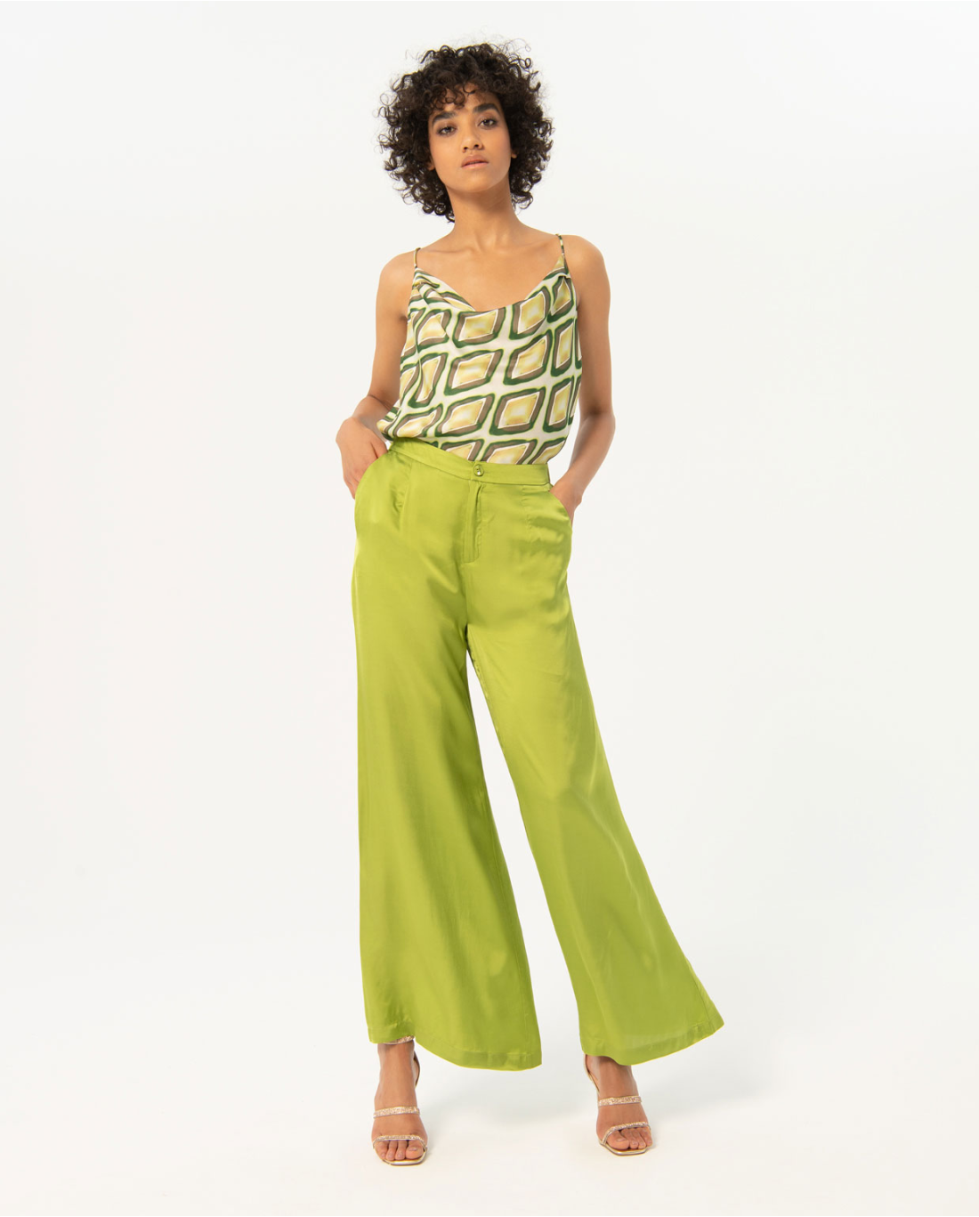 Pantaloni ampi — Nero, foto 6