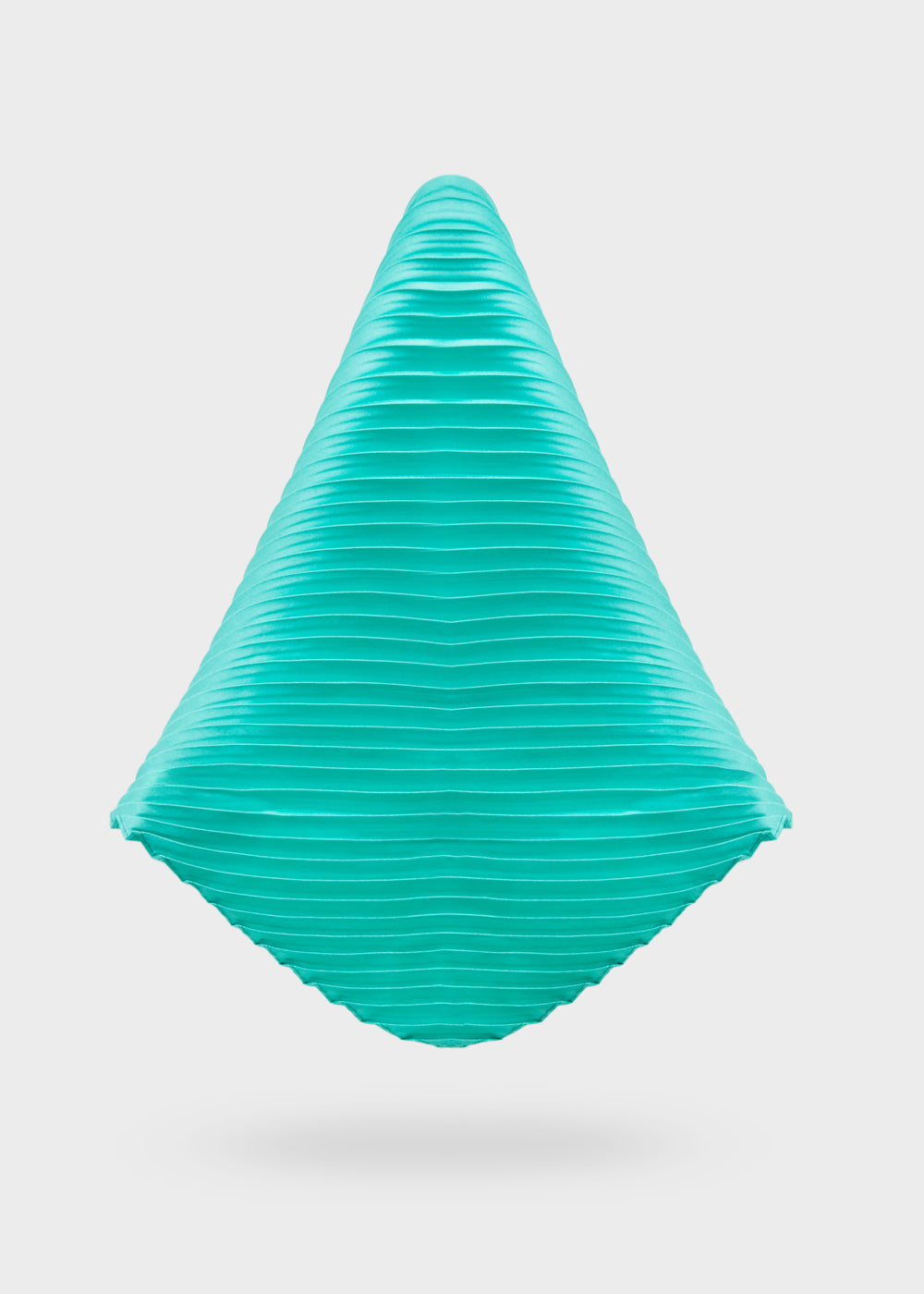 Foulard plisse con anello — Verde