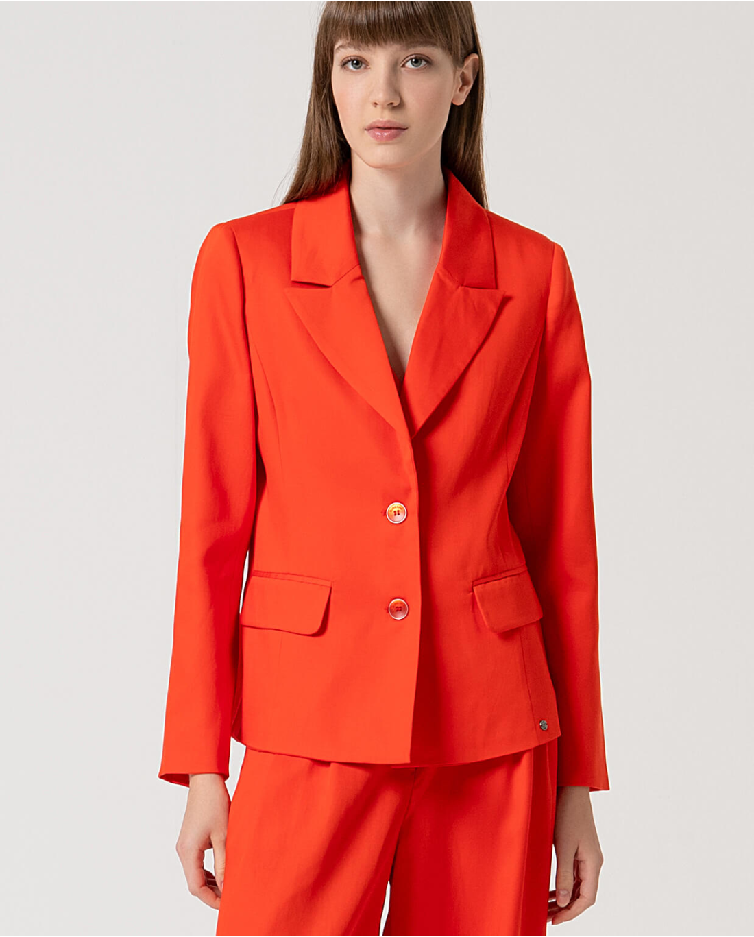 Blazer con bottoni — Bianco