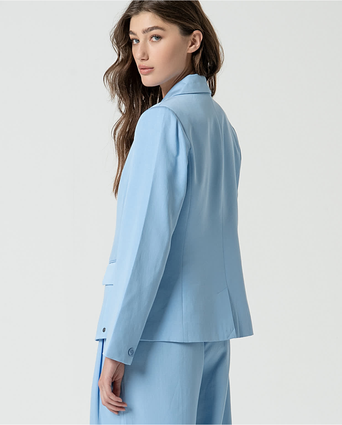 Blazer con bottoni — Bianco, foto 7