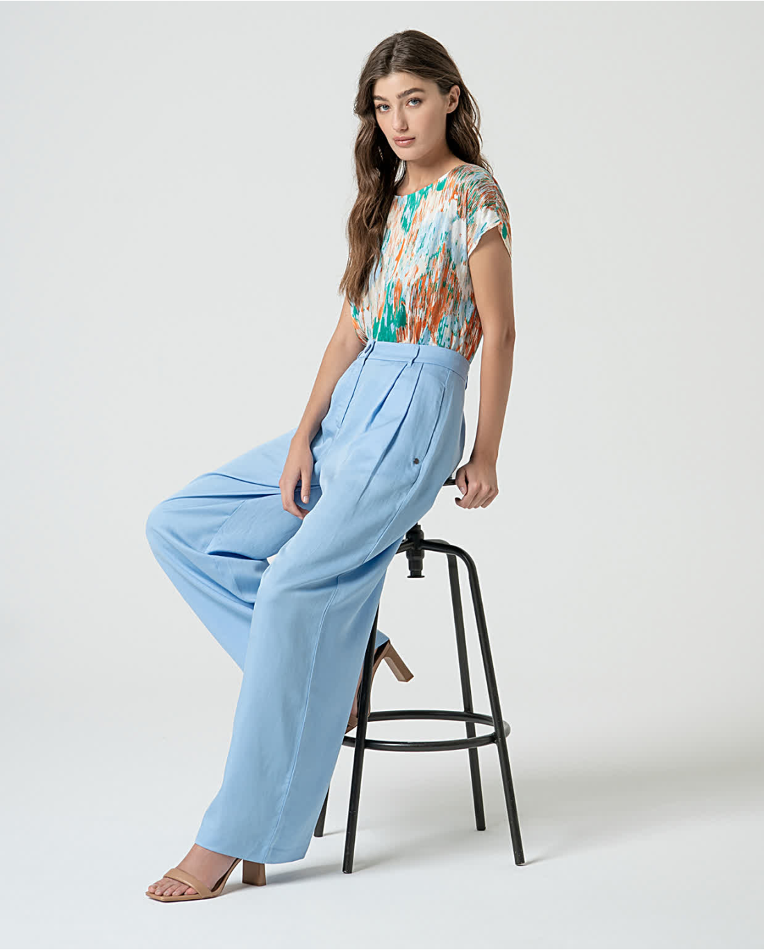 Pantalone lrgo — Bianco, foto 6