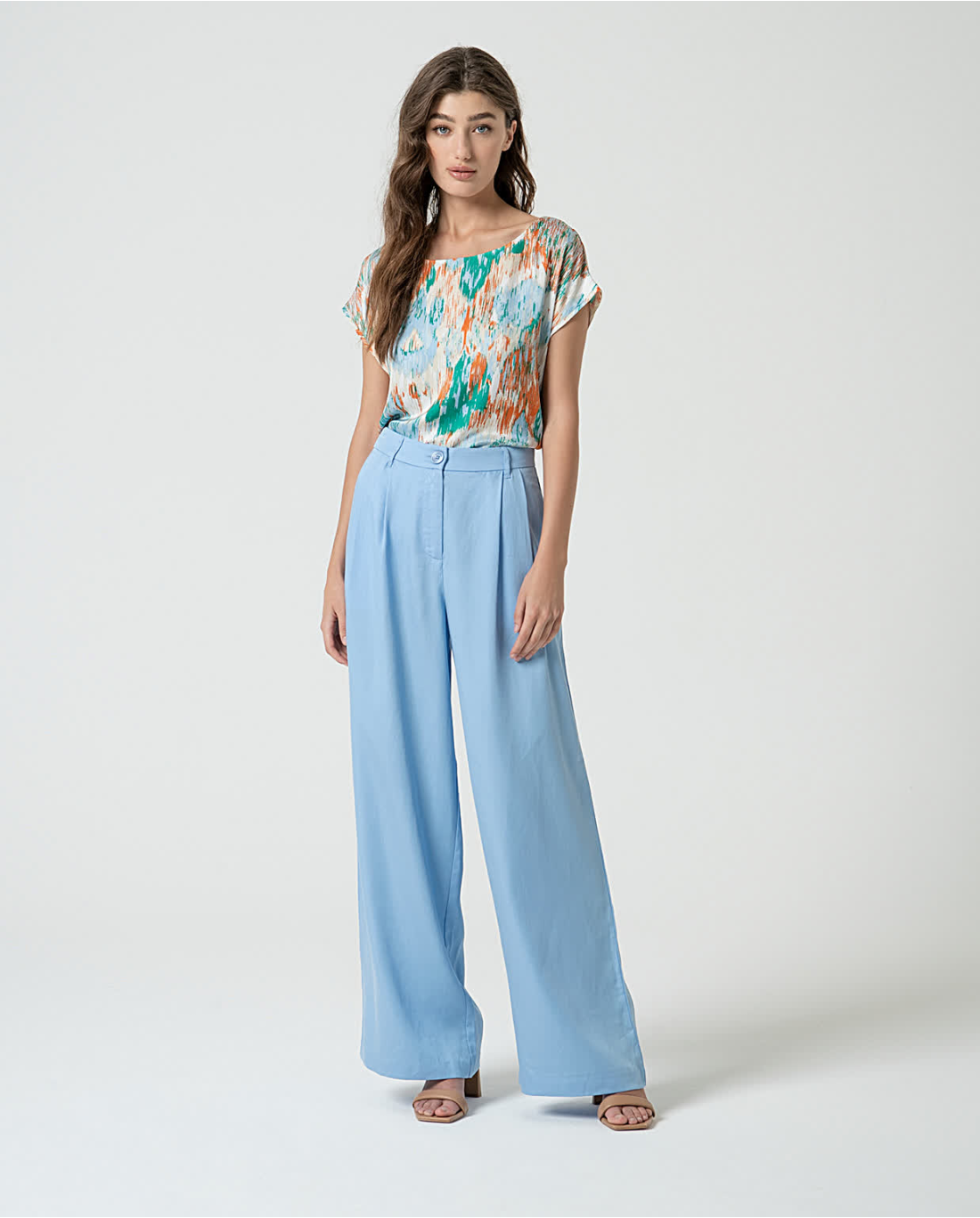Pantalone lrgo — Bianco, foto 5