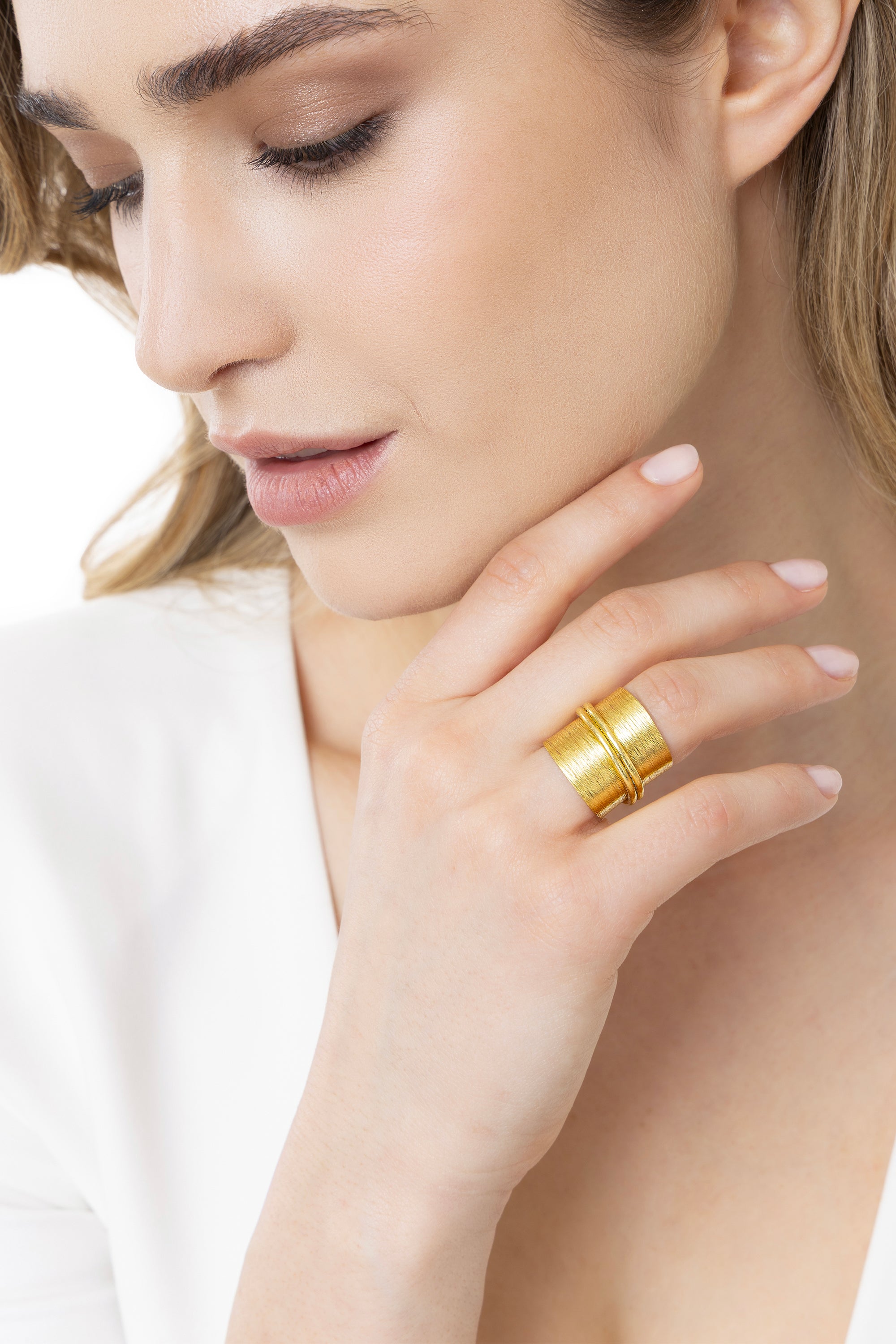 Anello fascia — Oro, foto 3
