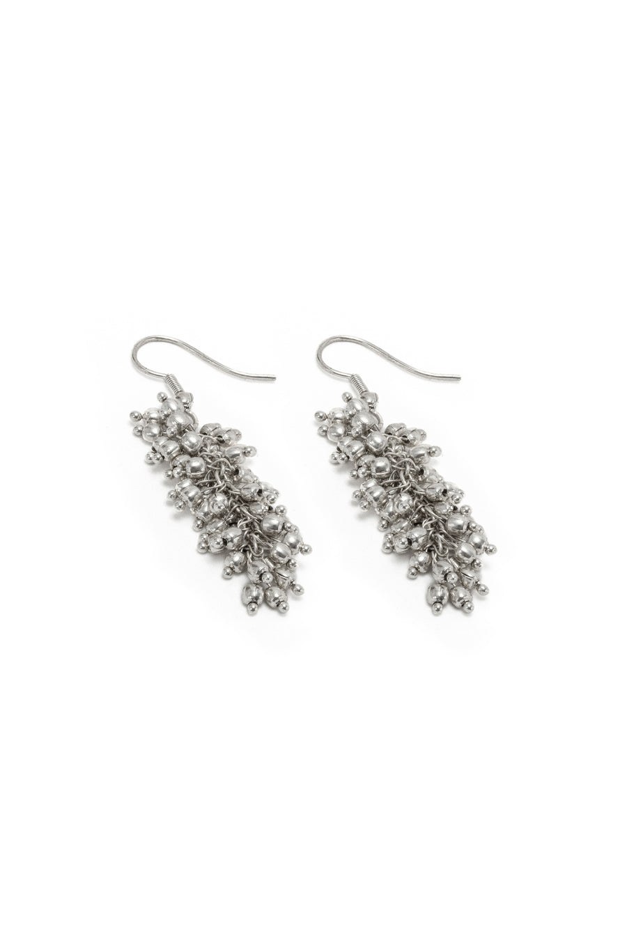 Orecchini mogra — Argento