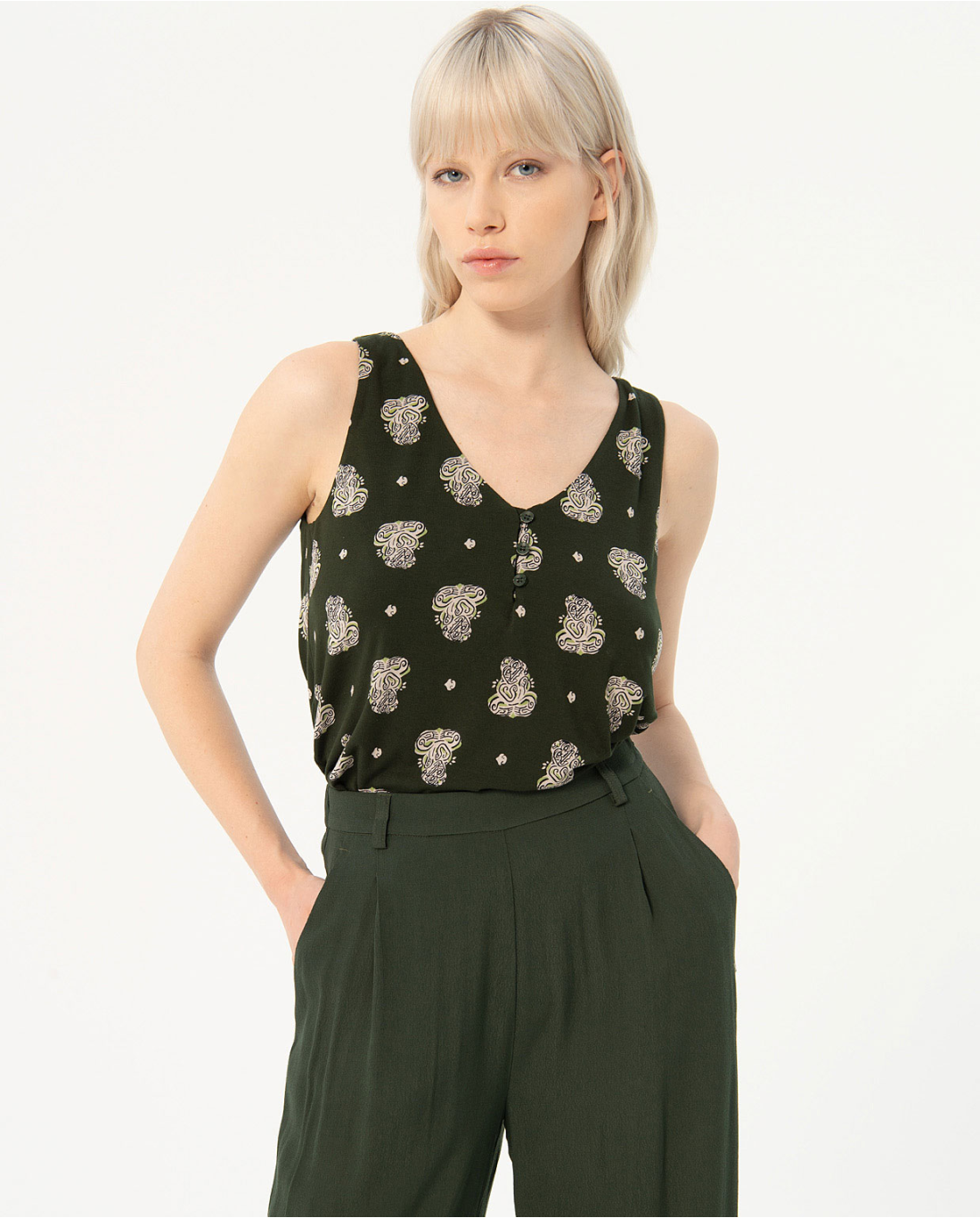Pantalone lungo — Nero, foto 2