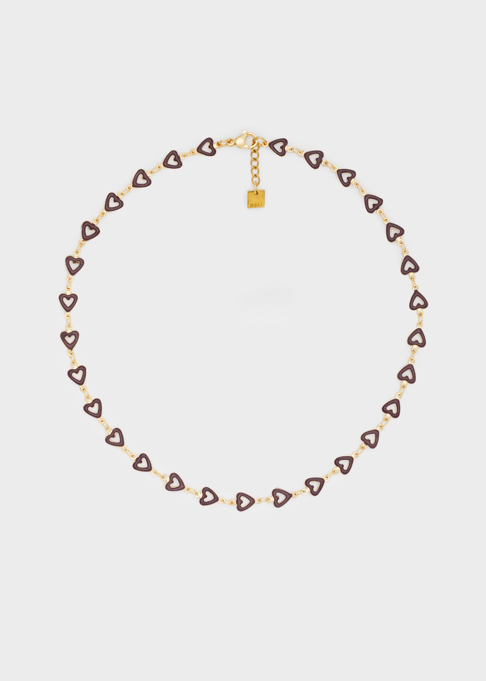 Collana oro cuori — Viola