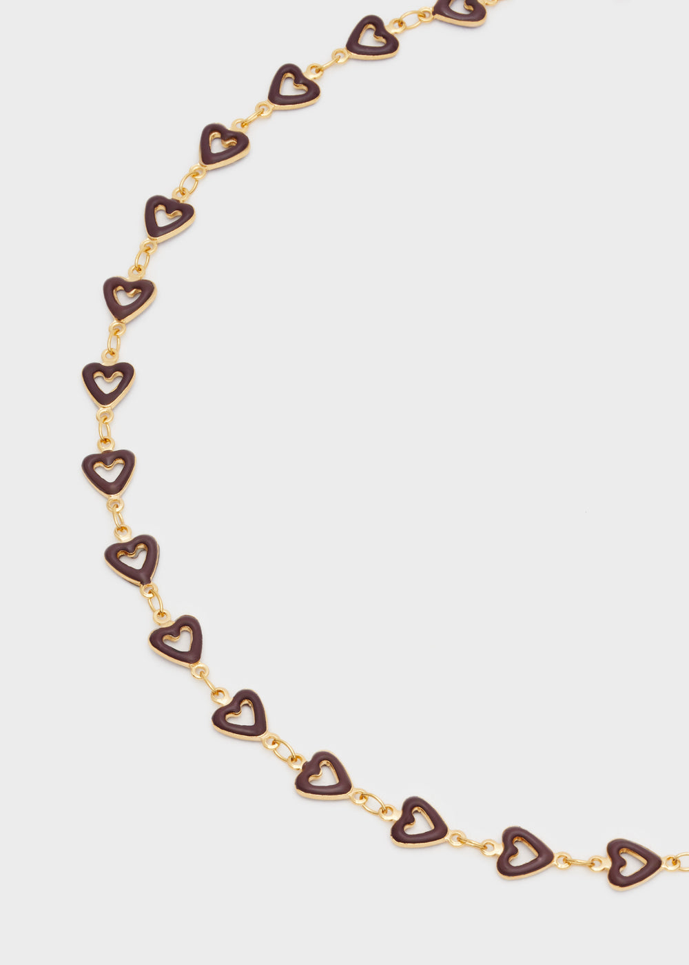 Collana oro cuori — Viola, foto 2