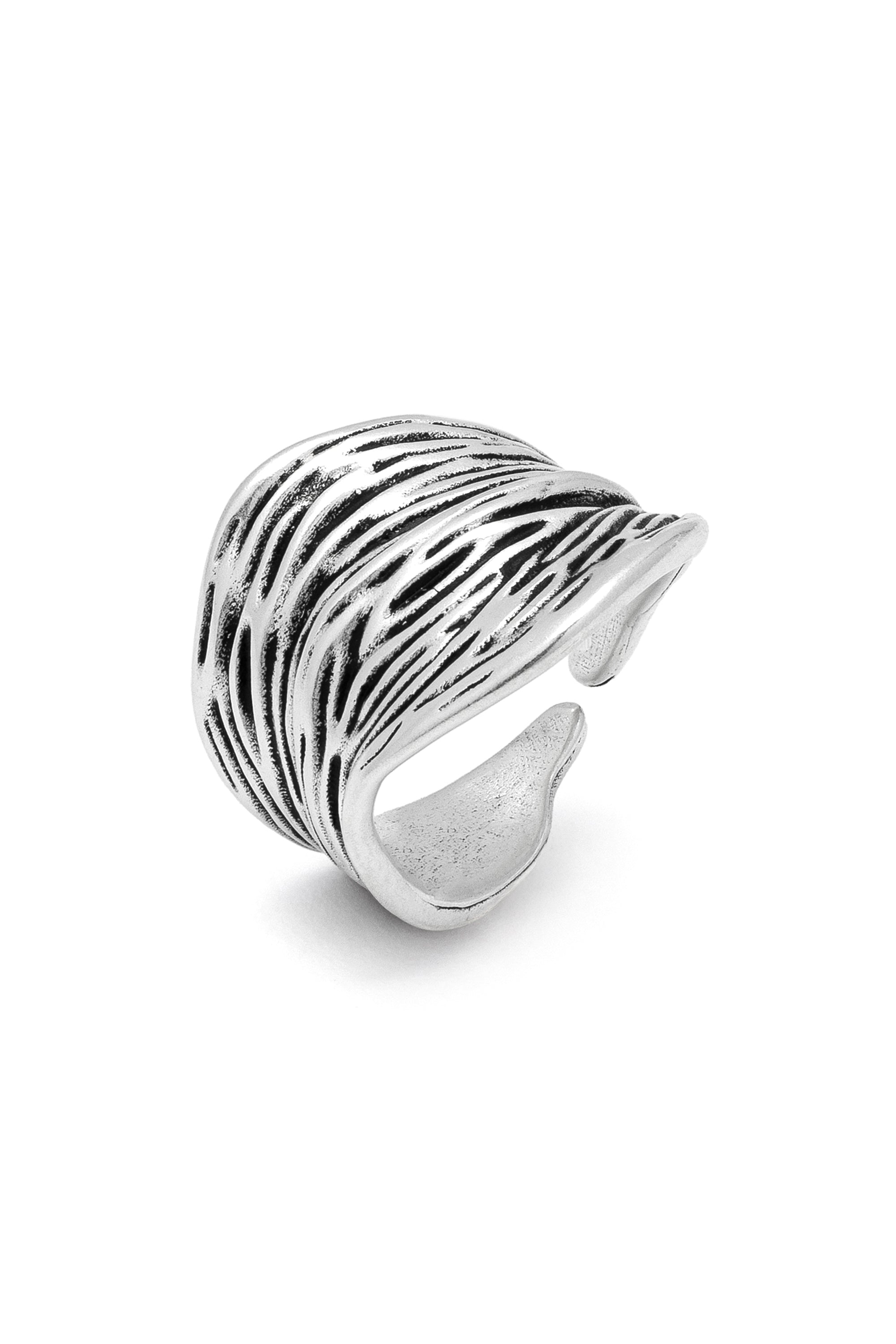 Anello fascia irregolare — Argento, foto 4