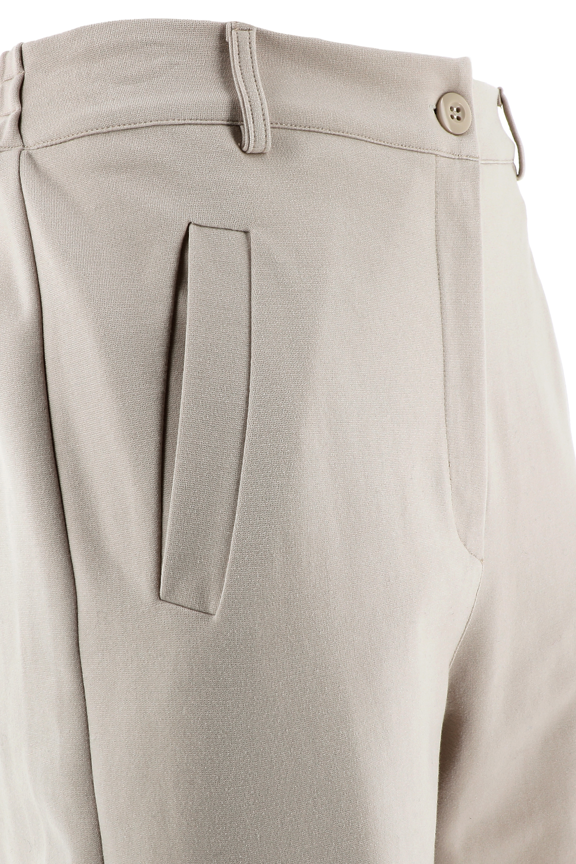 Pantaloni larghi maisy — Beige, foto 4