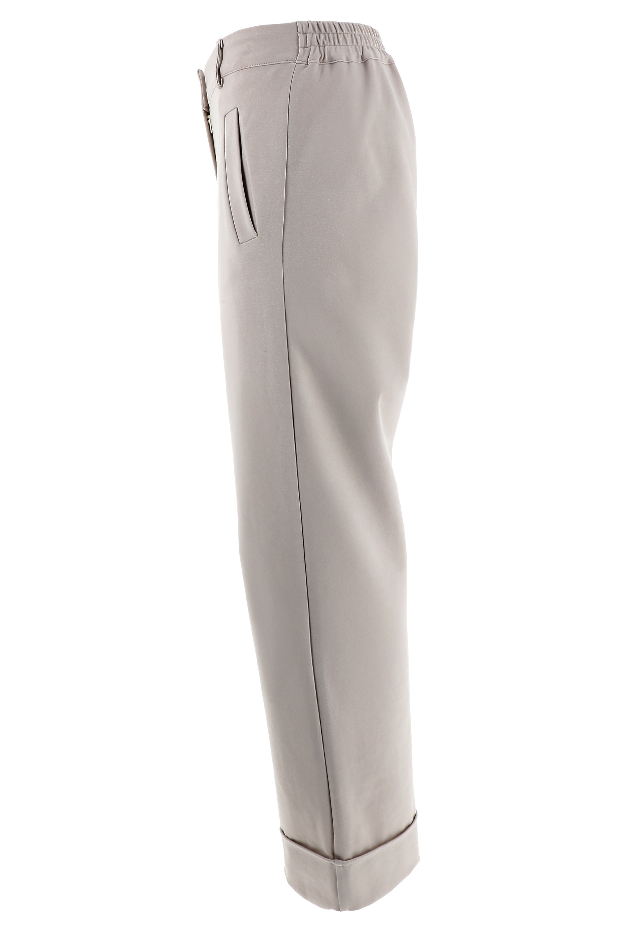 Pantaloni larghi maisy — Beige, foto 3