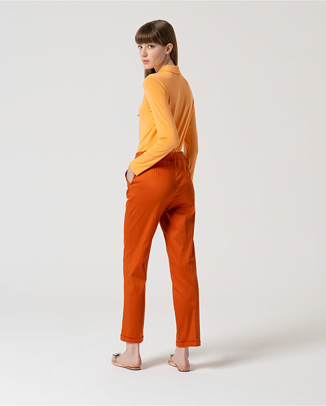 Pantaloni — Arancio, foto 2