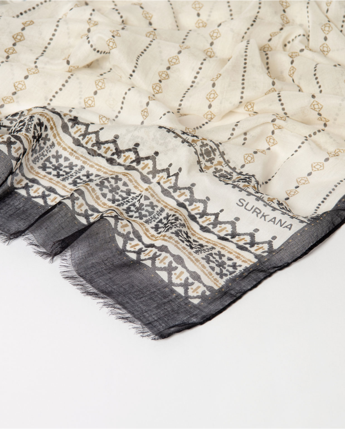Foulard — Ecru, foto 2
