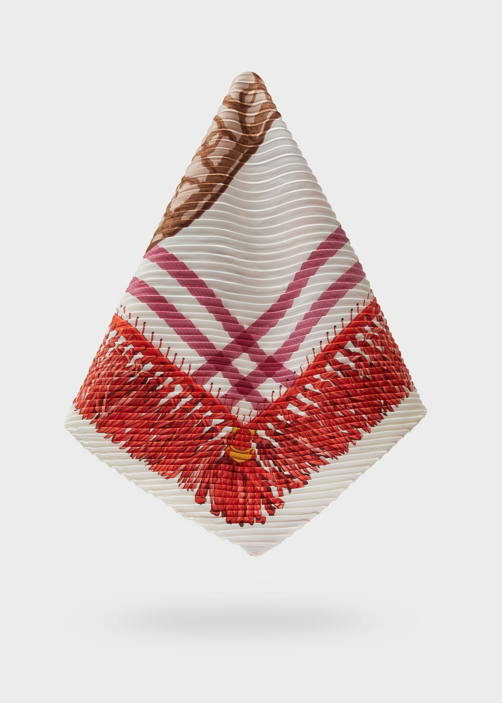 Foulard horse big bianco/rosso — Bianco