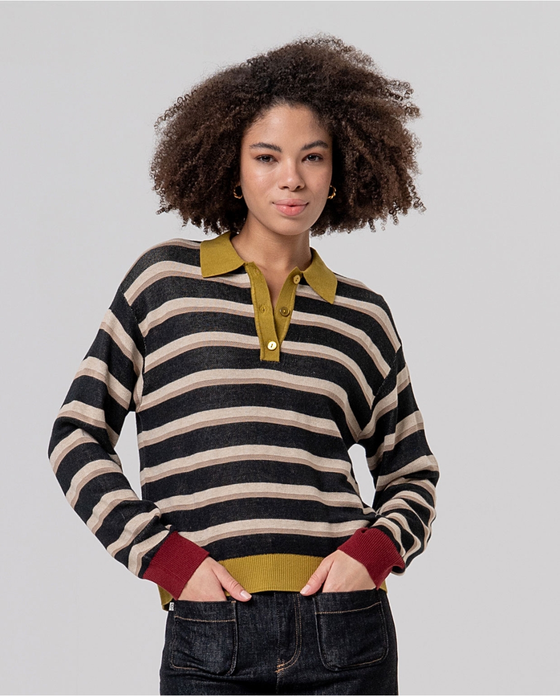 Polo a righe