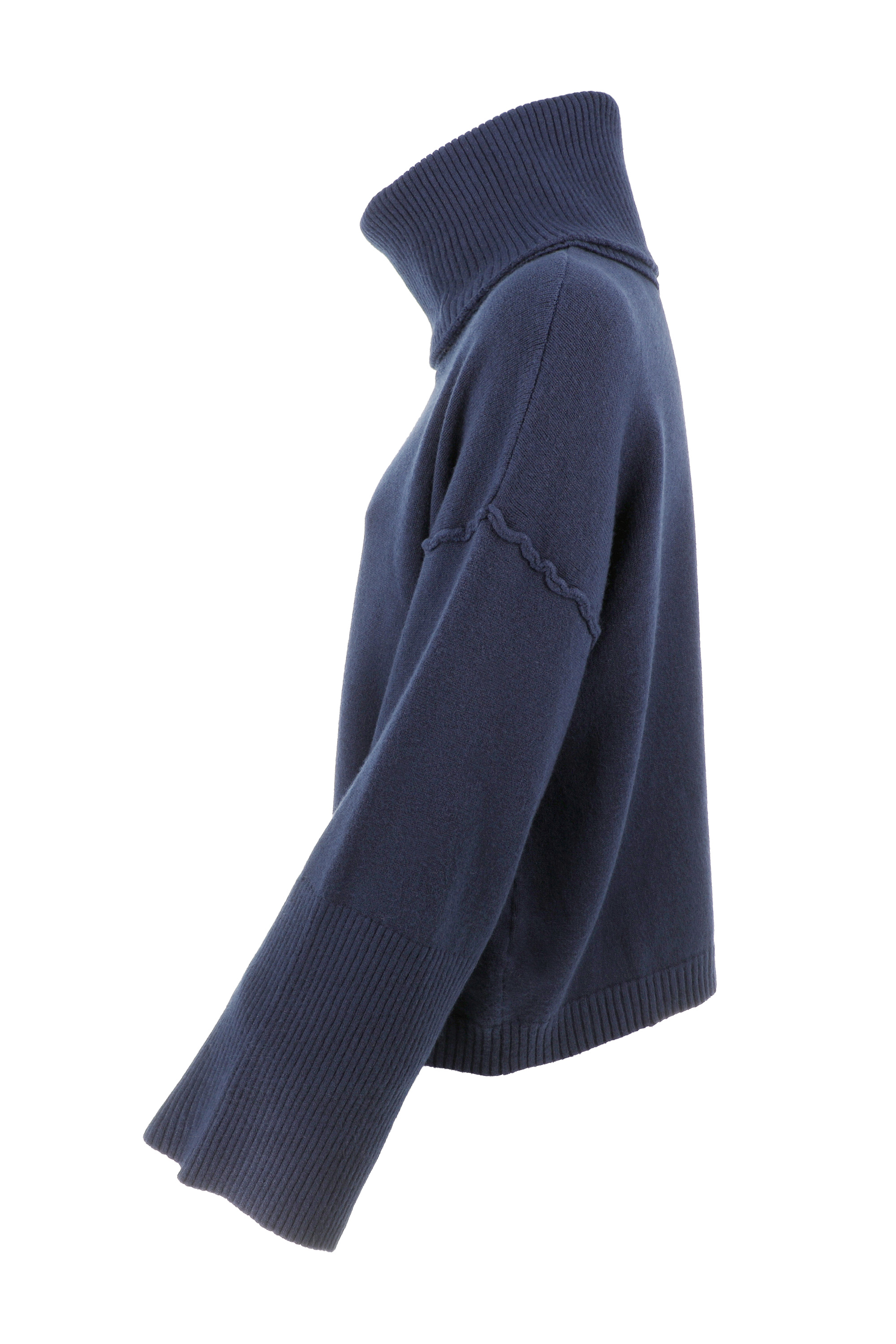 Maglia collo alto — Blu, foto 3