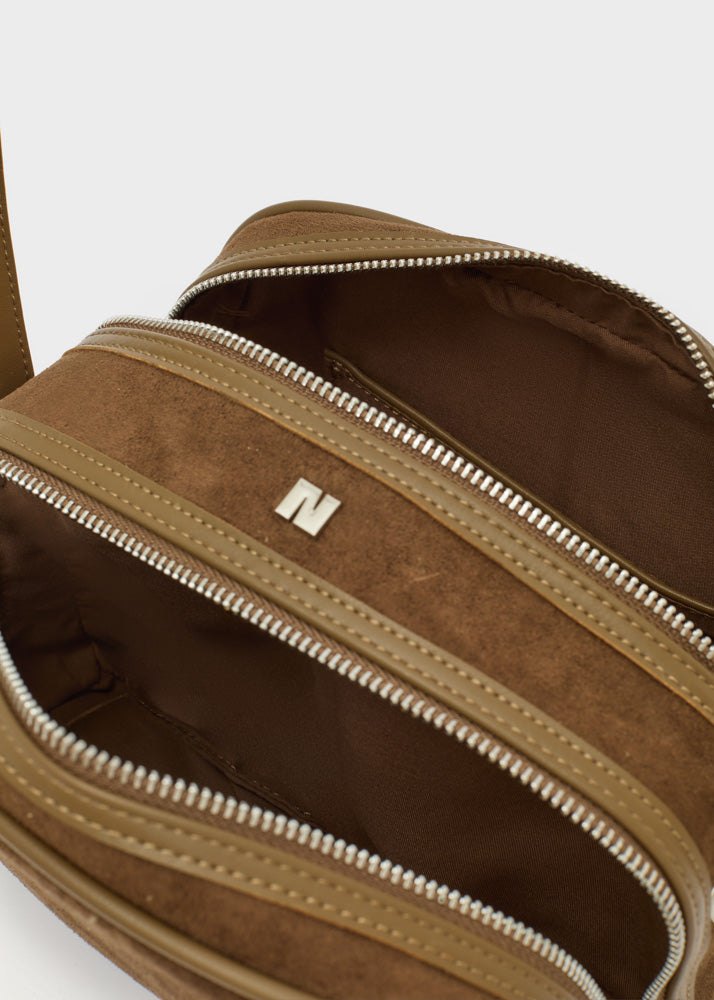 Borsa taco zip — Marrone, foto 3