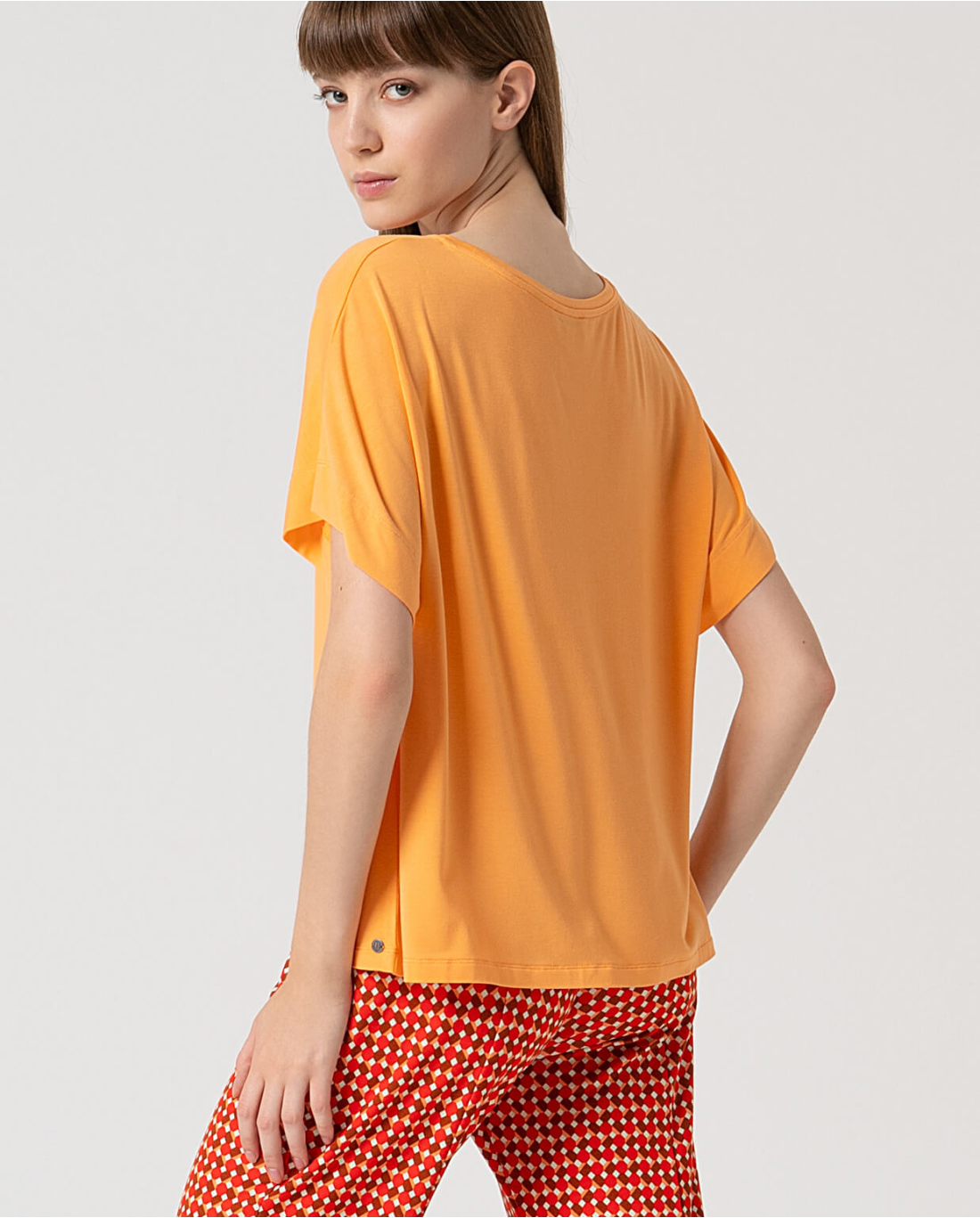 Maglietta oversize — Arancio, foto 3
