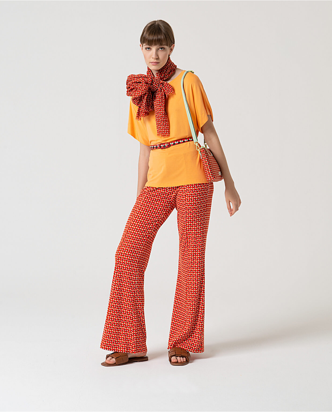 Maglietta oversize — Arancio, foto 4