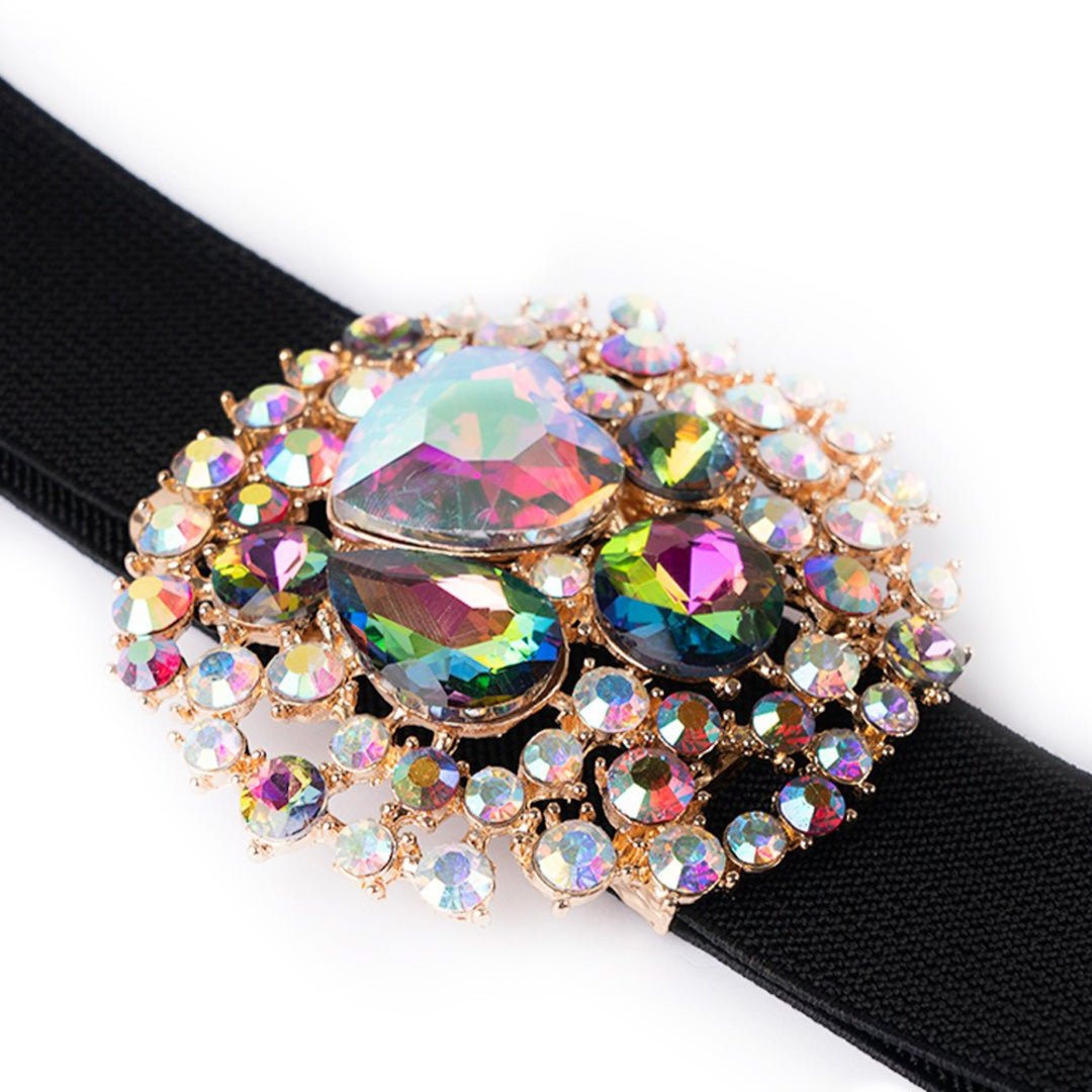 Cintura elastico strass