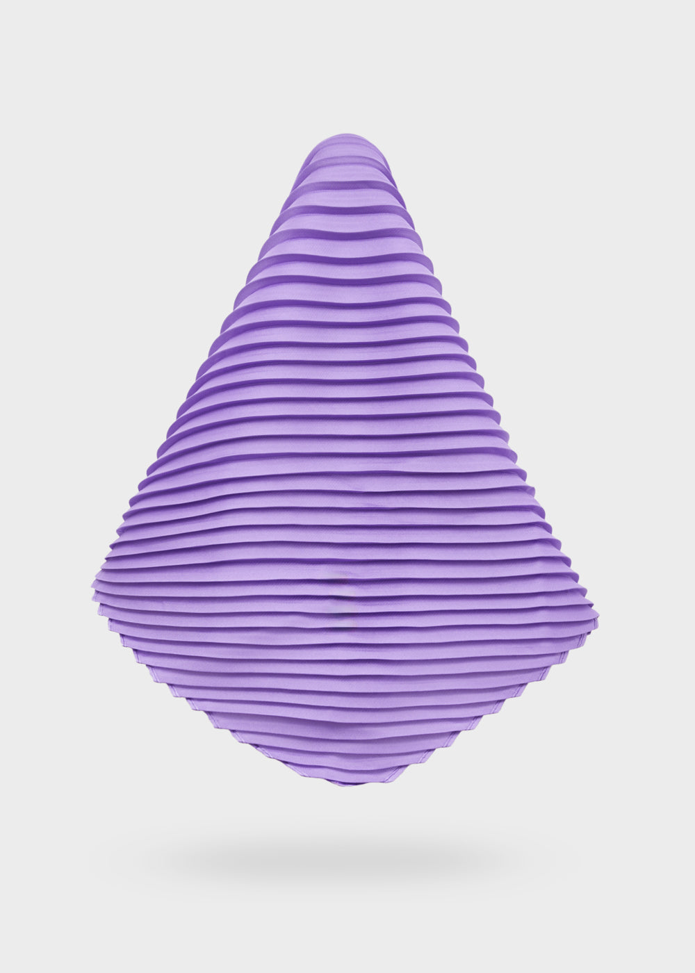 Foulard plisse con anello — Viola