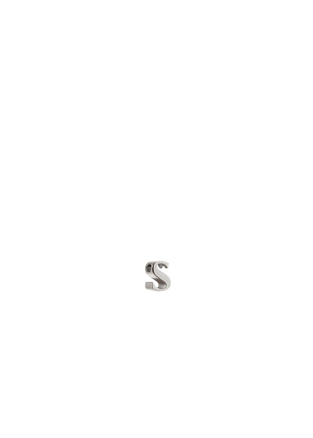 Charm lettera s — Argento