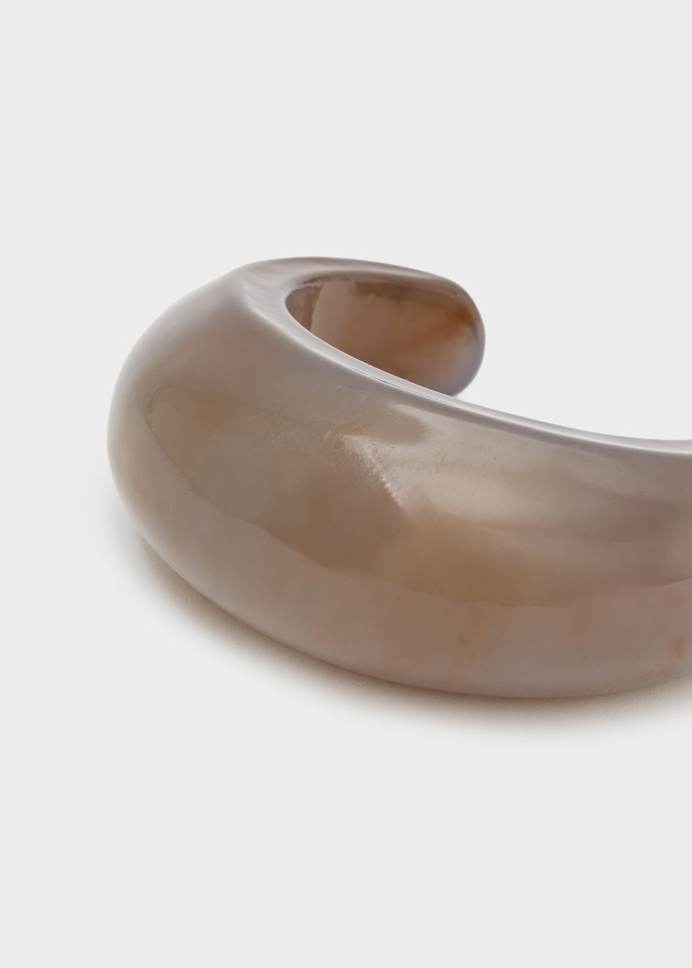 Bracciale bombato resina — Grigio, foto 2