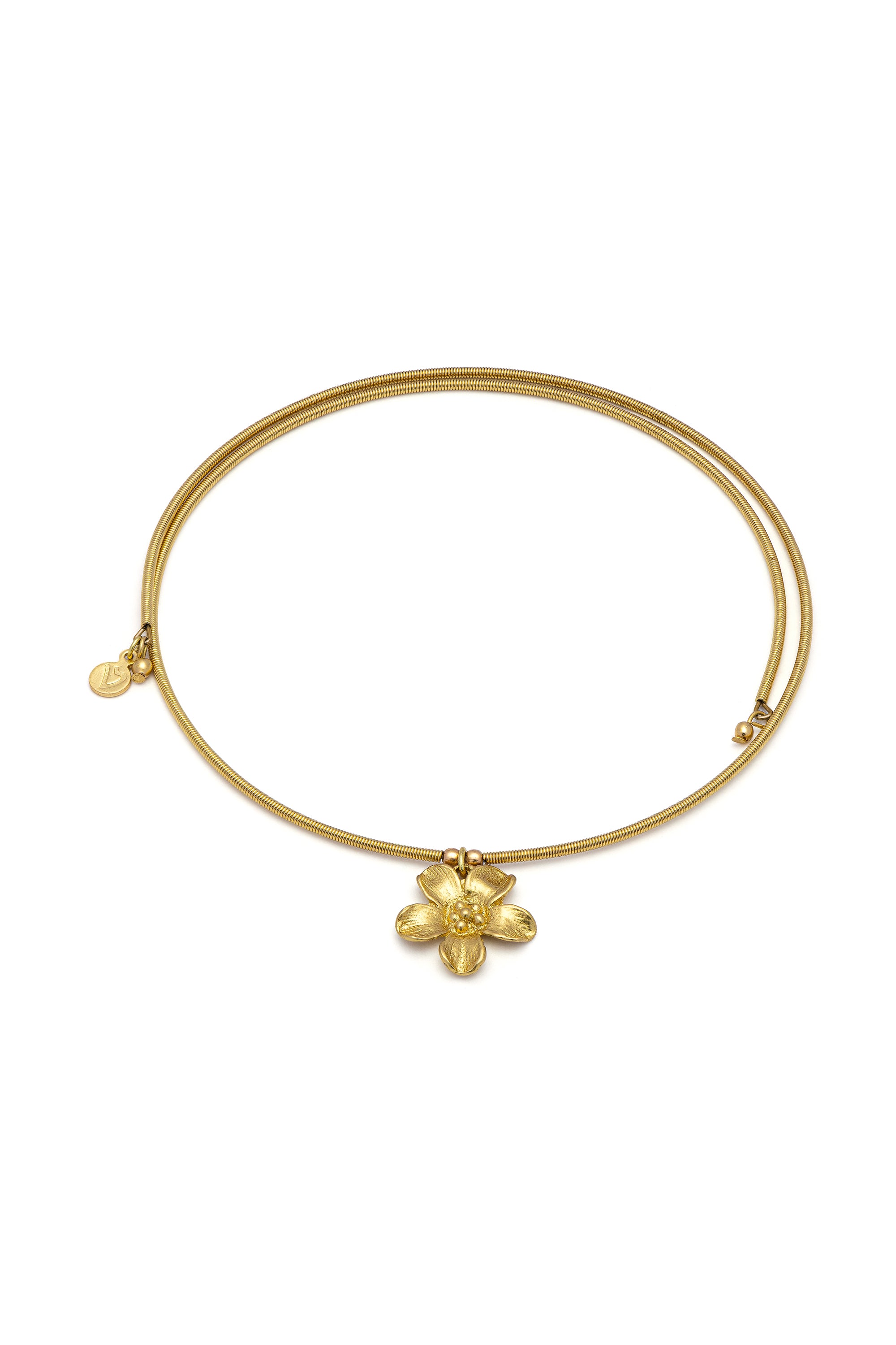 Girocollo a fiore — Oro, foto 2