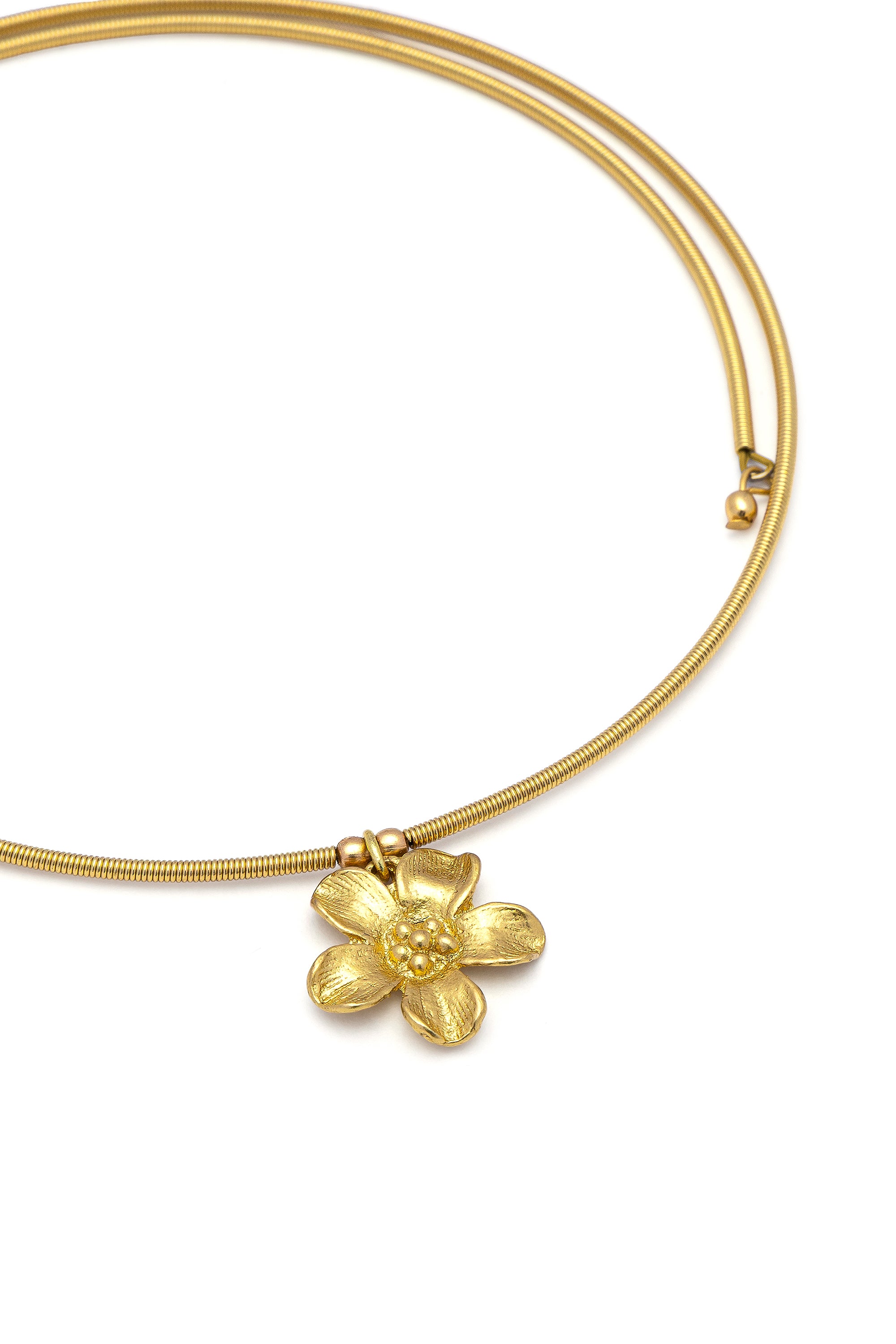 Girocollo a fiore — Oro, foto 4